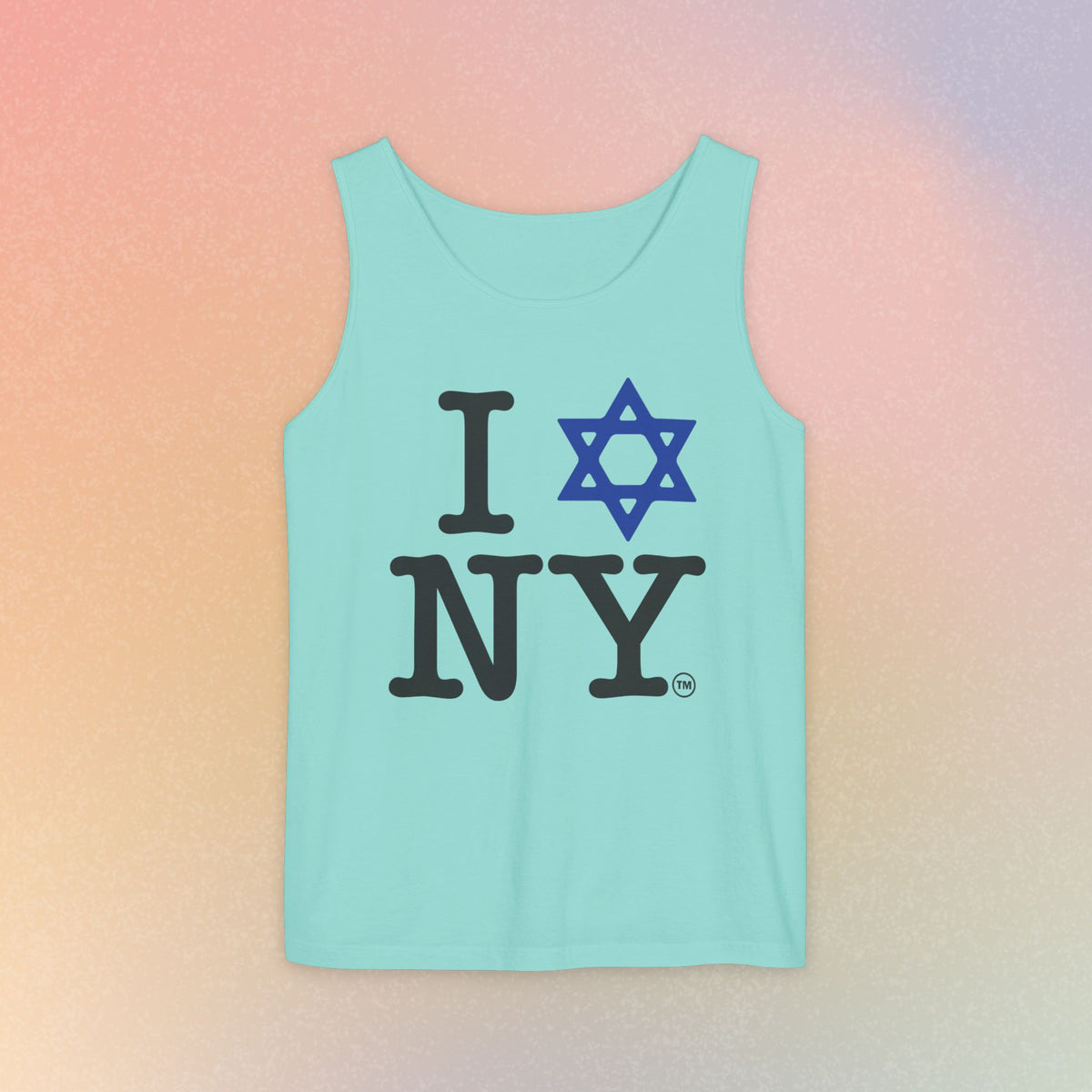 I Love NY Jewish Star Tank Top — Jewish NYC Pride Israel Love Sleeveless Tee