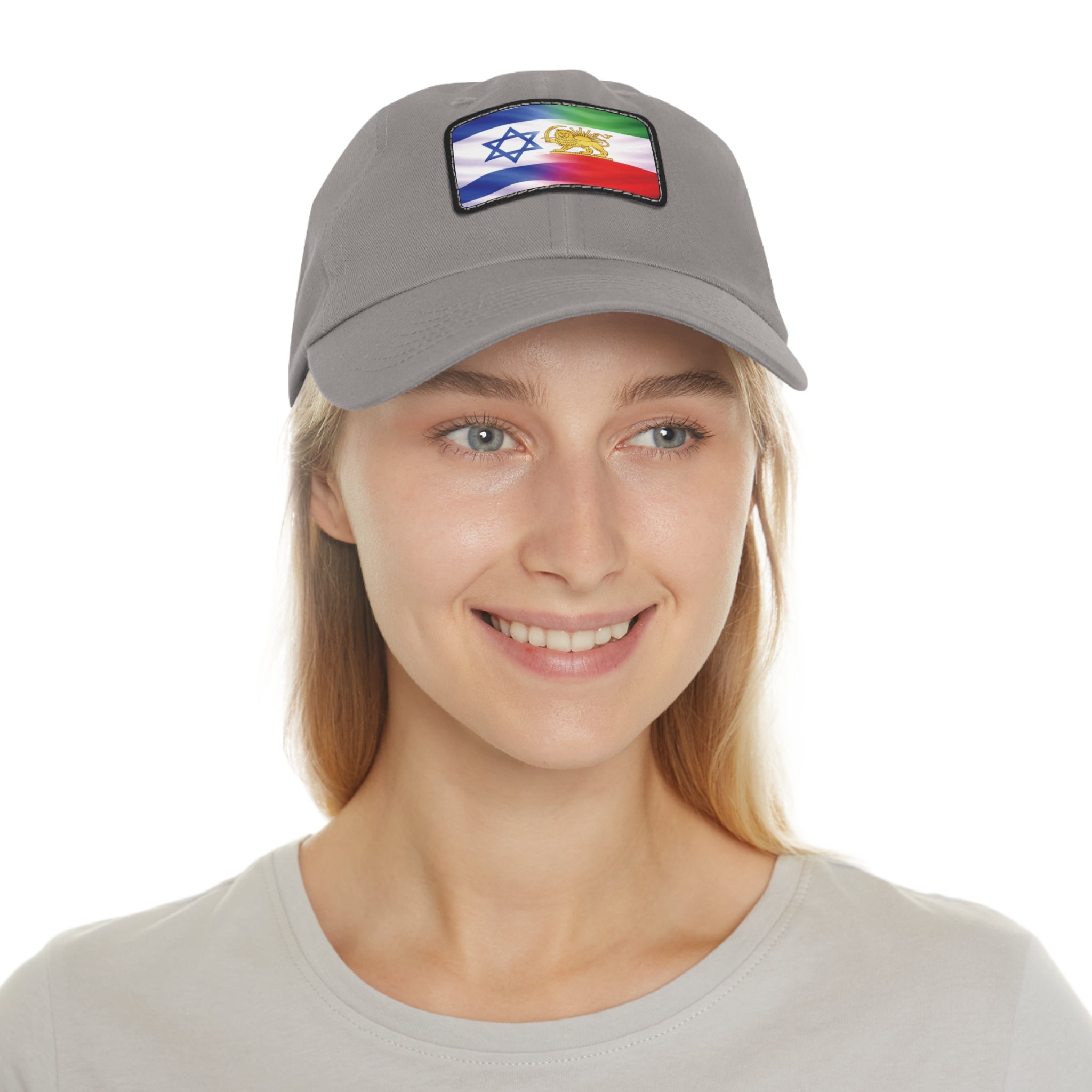 Israeli Persian Lion Flag Hat | Leather Patch