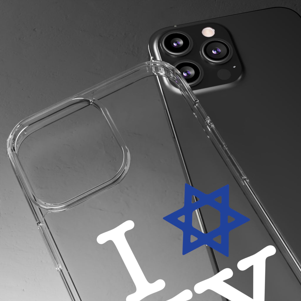 I Love NY Jewish Star Phone Case | Clear Case, Jewish New York Design