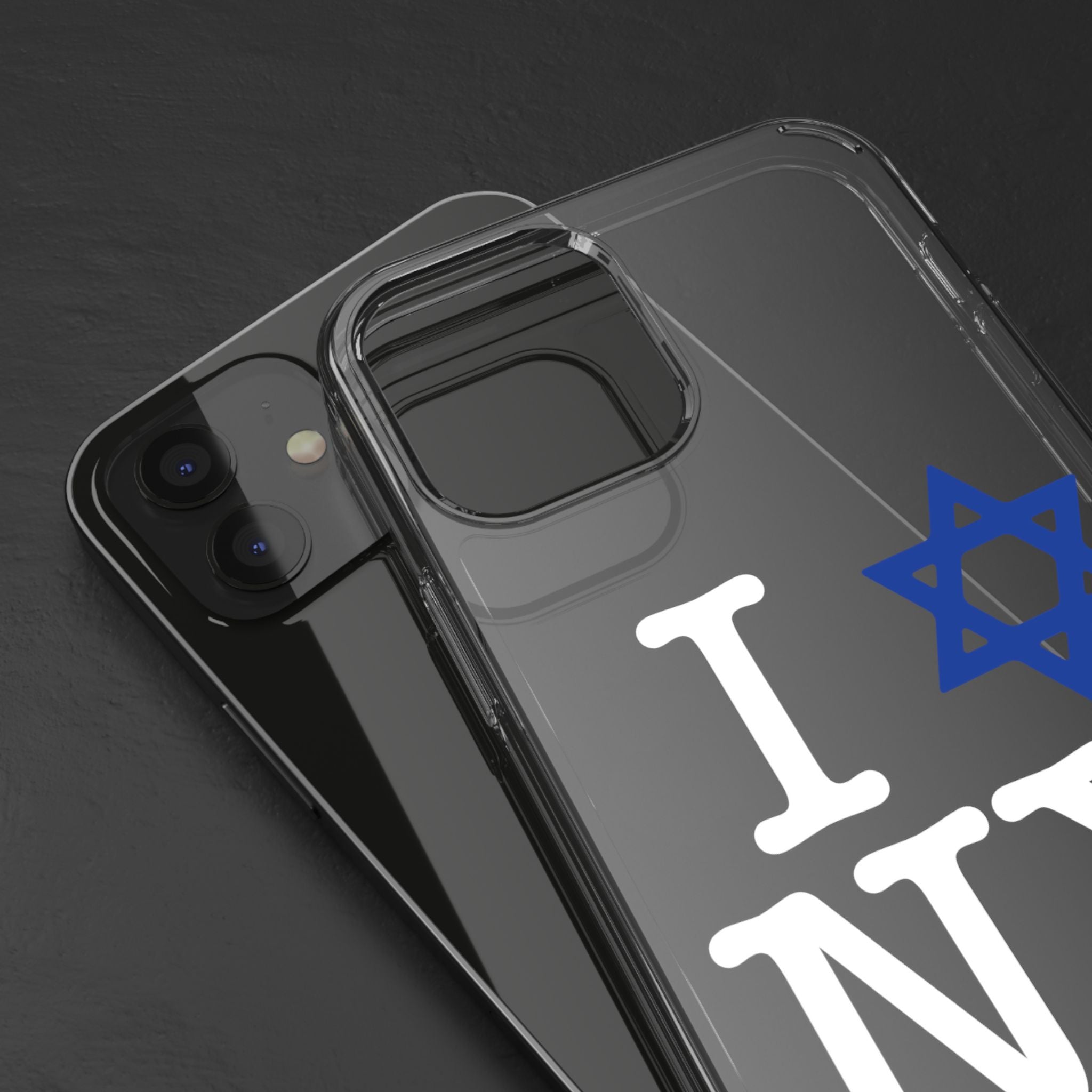 I Love NY Jewish Star Phone Case | Clear Case, Jewish New York Design