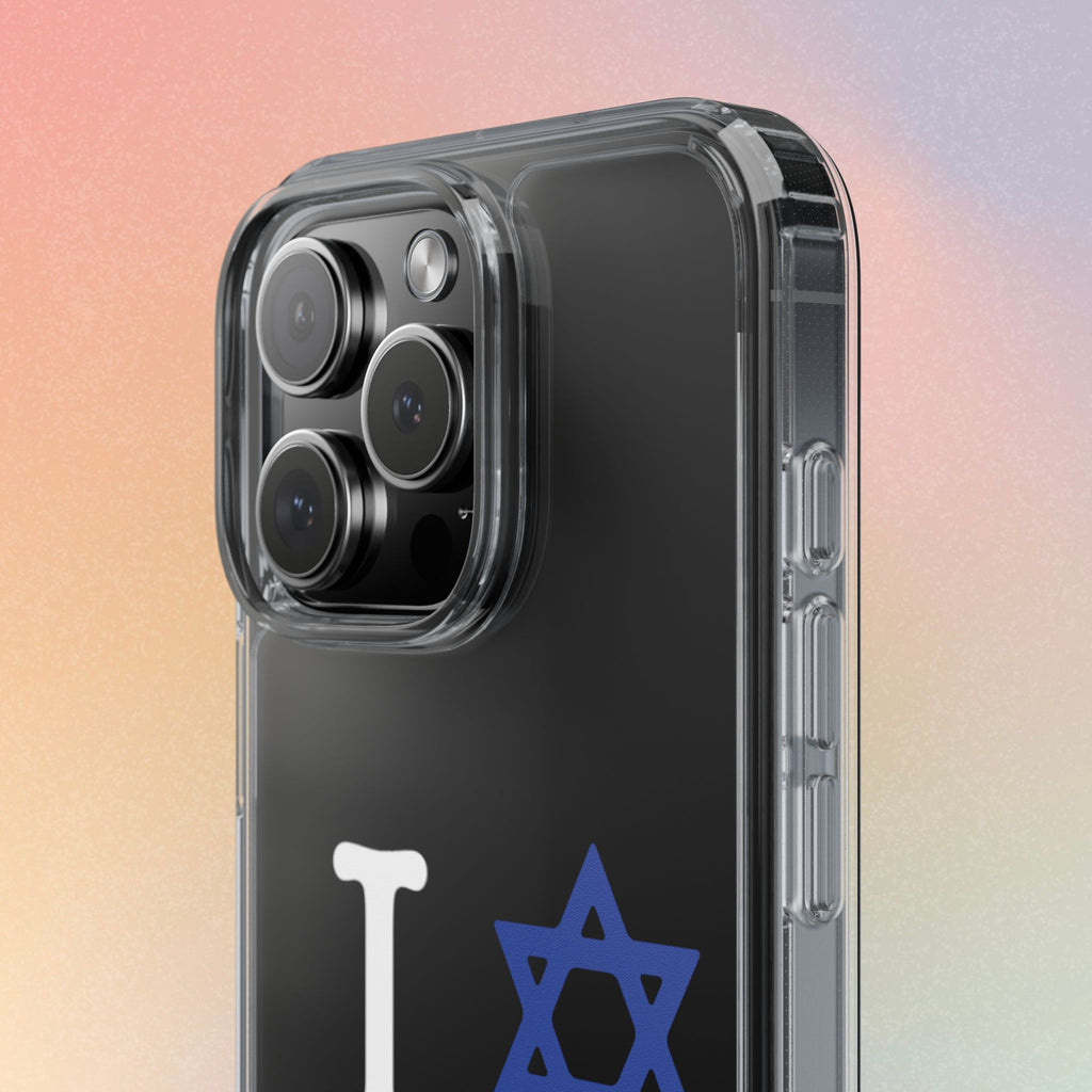 I Love NY Jewish Star Phone Case | Clear Case, Jewish New York Design