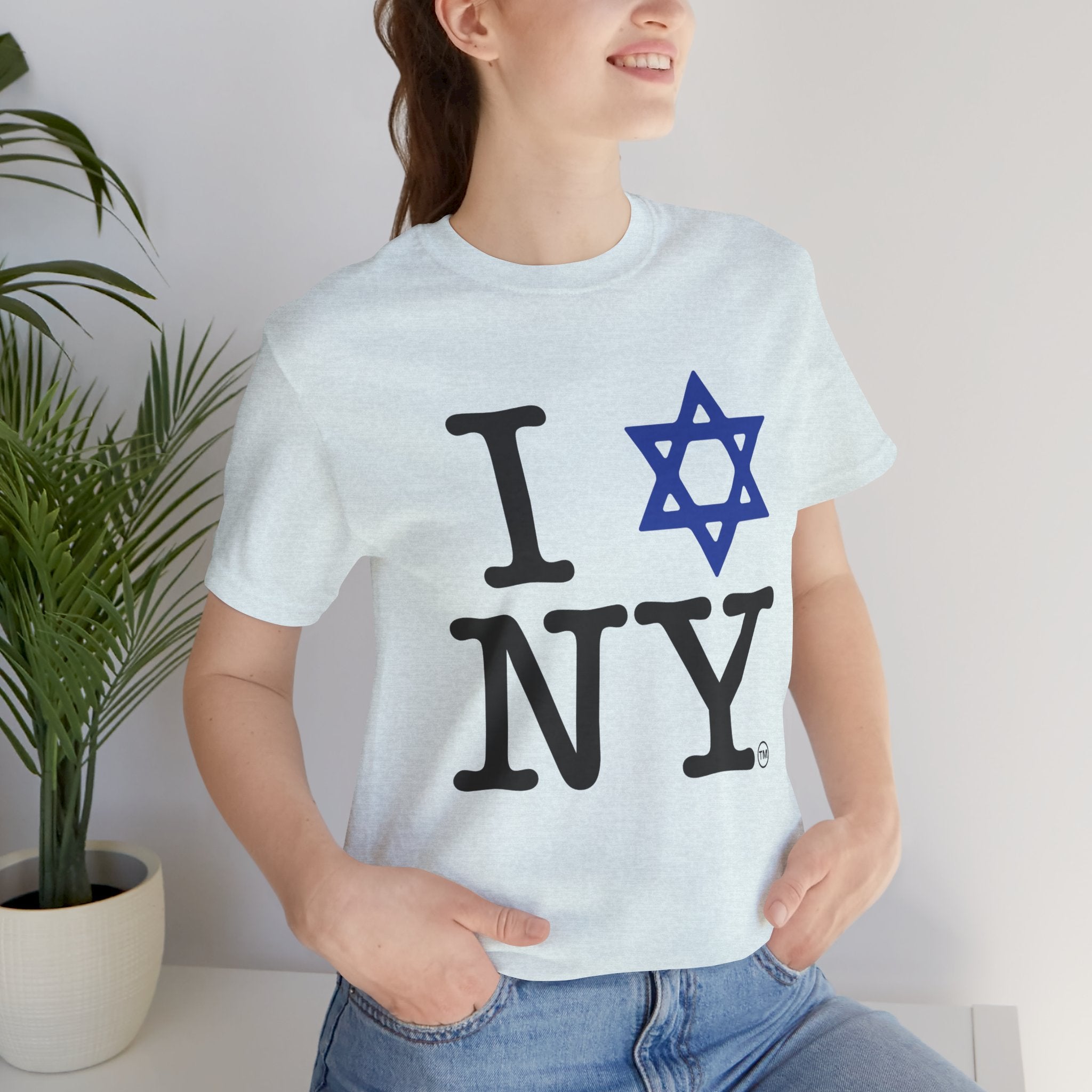 I Love NY Jewish Star T-Shirt | Jewish New York Pride Tee