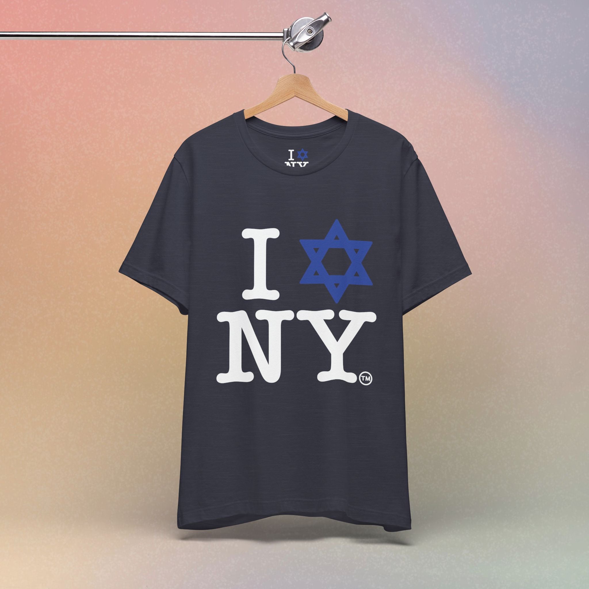 I Love New York Jewish Star of David T-Shirt - Jewish New York Pride