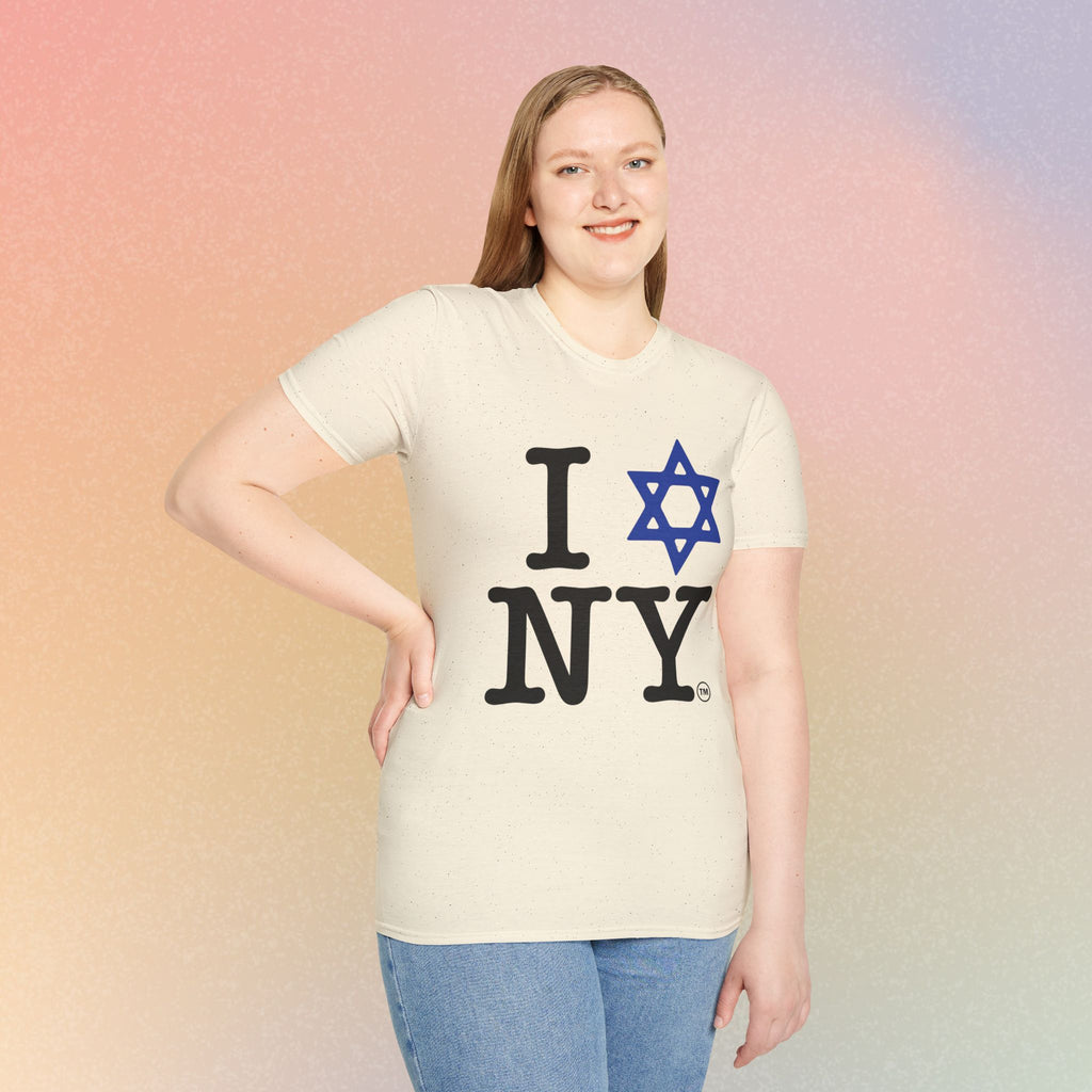 I Love NY Jewish Star Unisex Softstyle T-Shirt