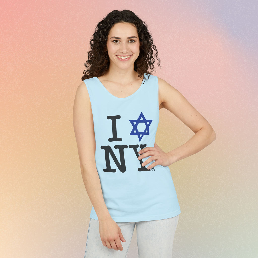 I Love NY Jewish Star Tank Top — Jewish NYC Pride Israel Love Sleeveless Tee