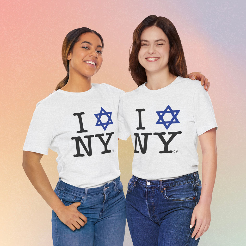 I Love NY Jewish Star T-Shirt | Jewish New York Pride Tee