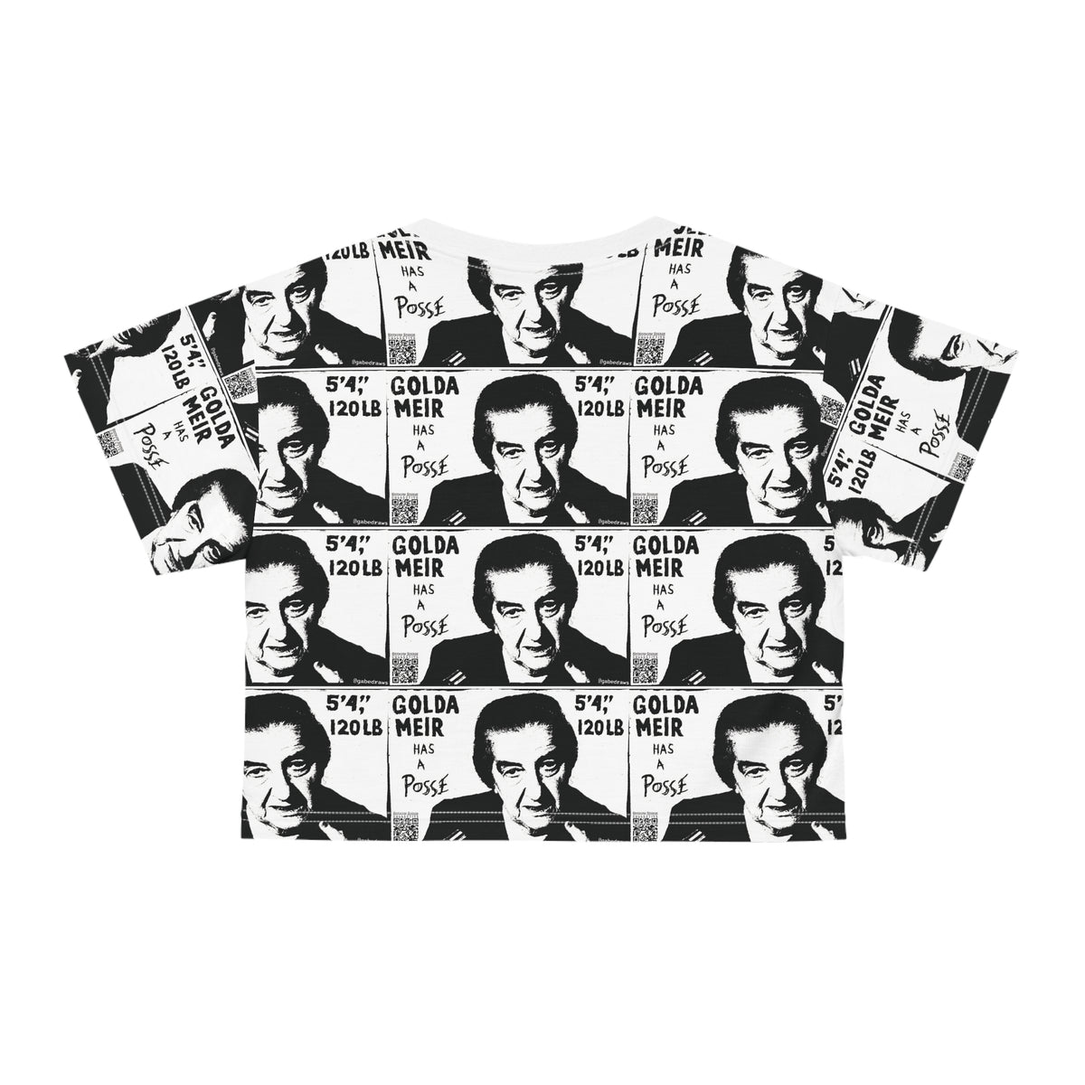 Golda Meir Hatikvah Collective Crop Top