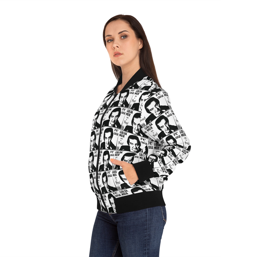 Golda Meir Has A Posse Women's Bomber Jacket