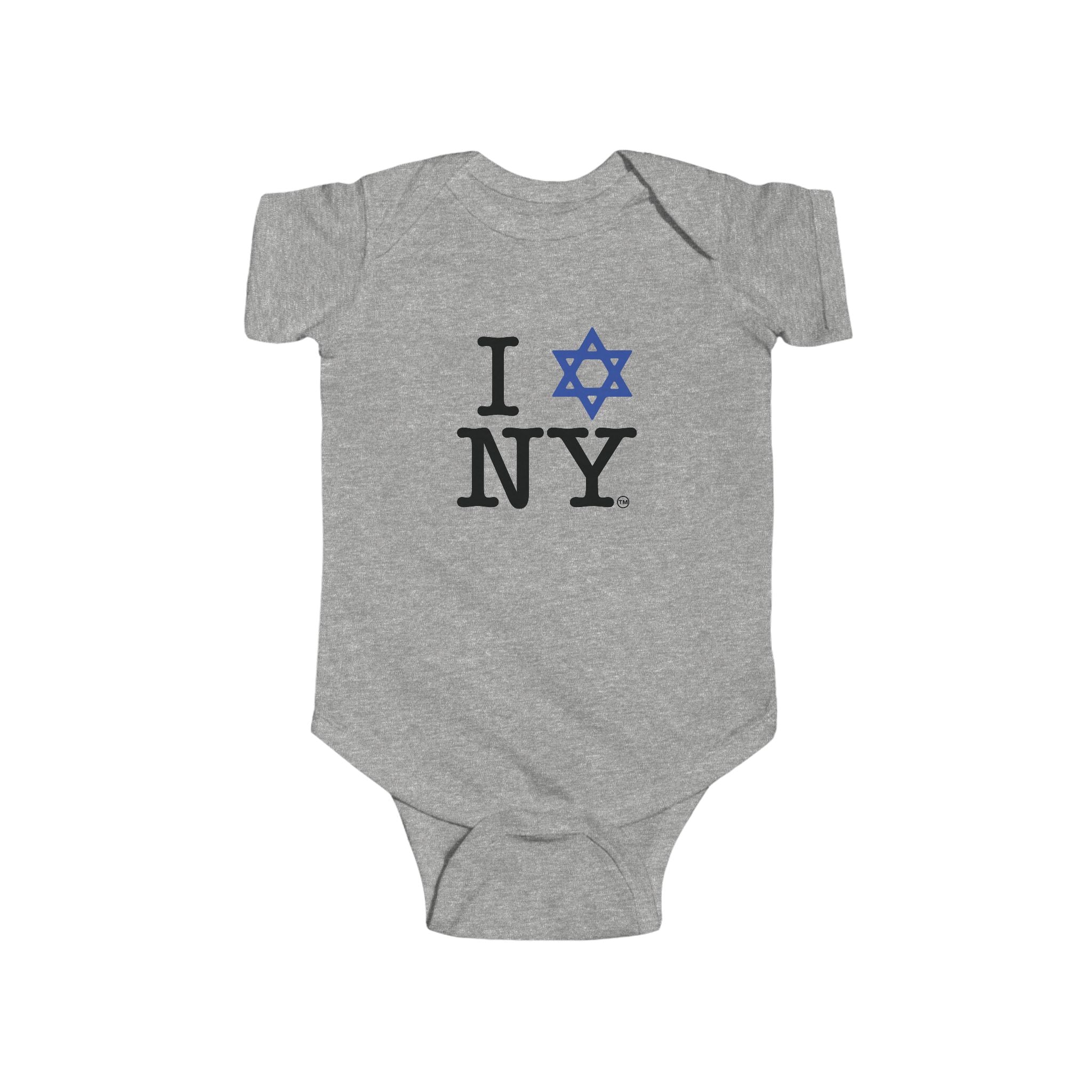 I Love NY Star of David Infant Onesie | Jewish New York Pride