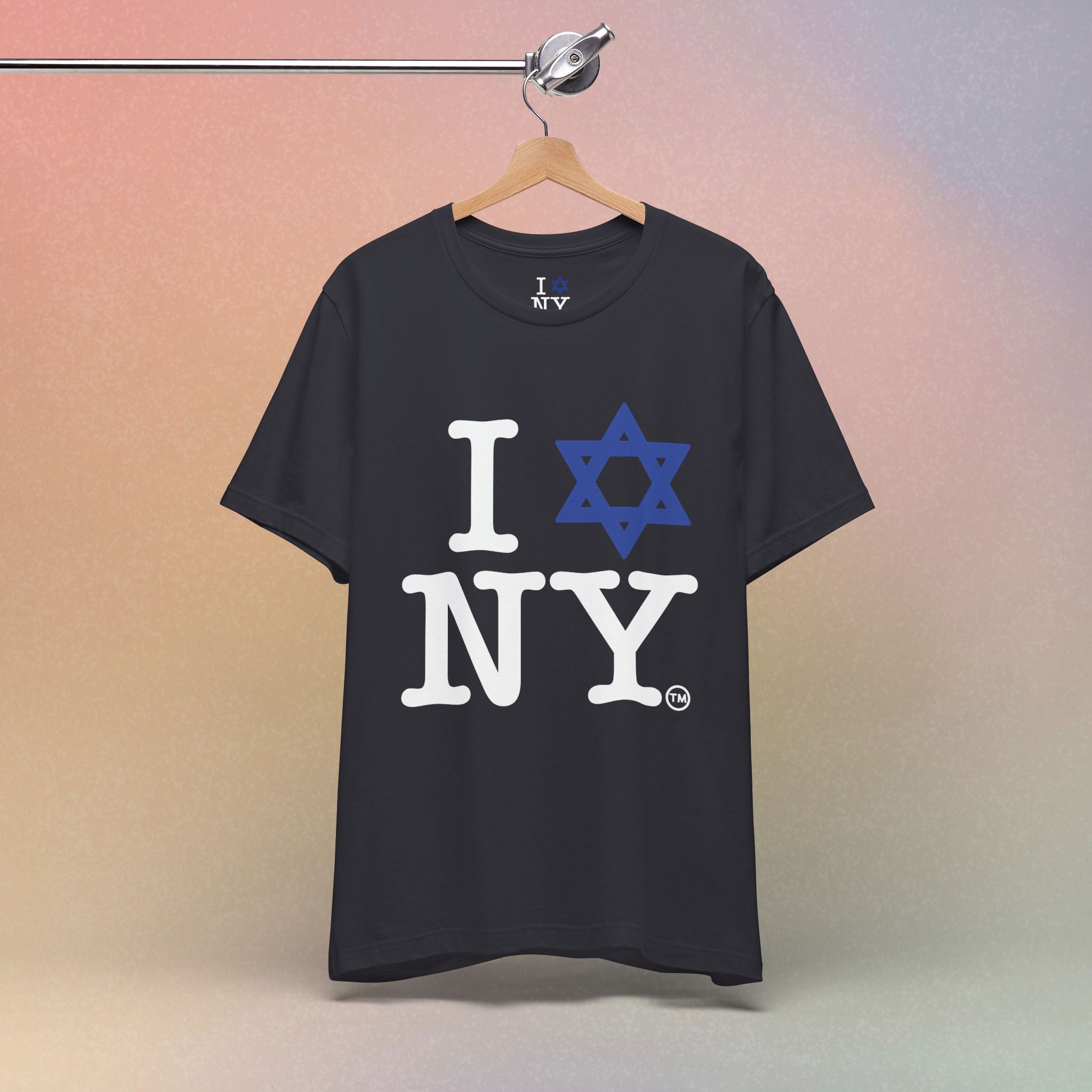I Love New York Jewish Star of David T-Shirt - Jewish New York Pride