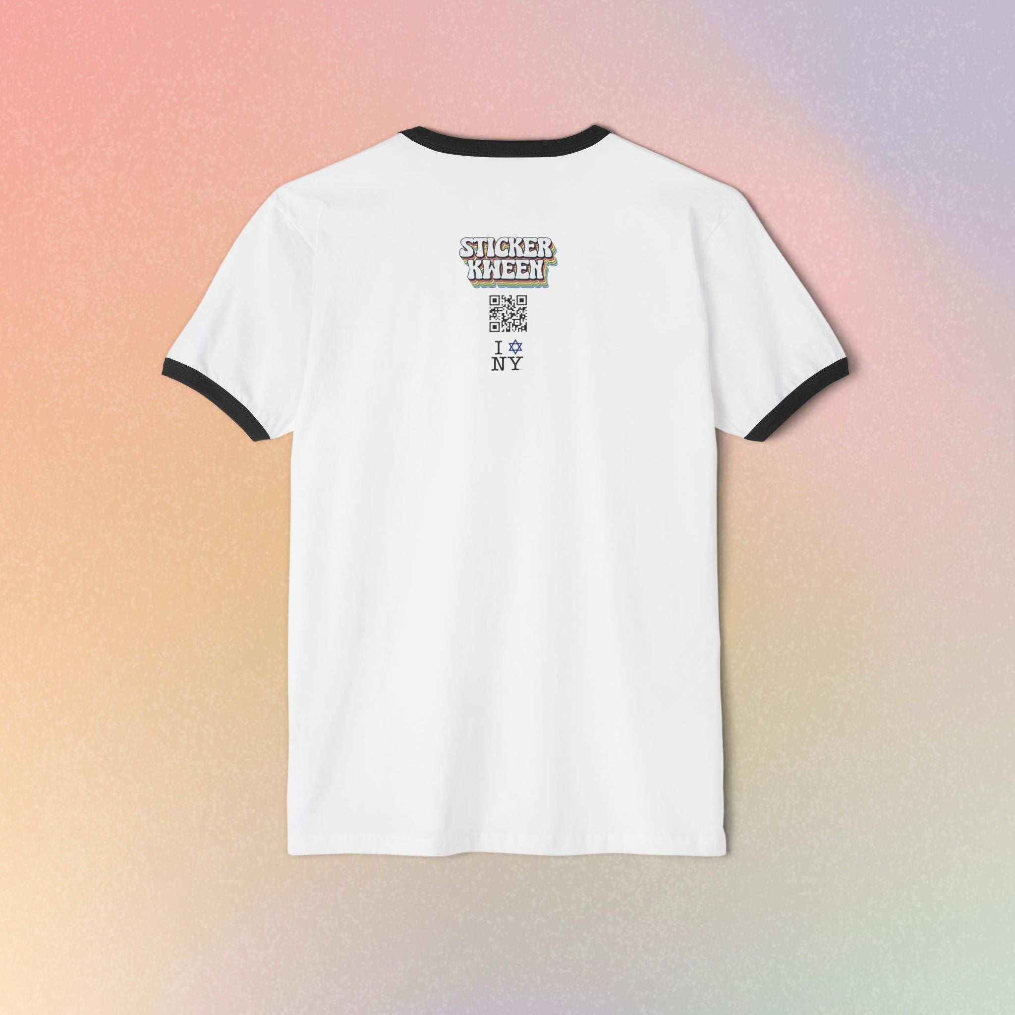 I Love NY Jewish Star T-Shirt | Ringer Tee, Jewish New York Pride