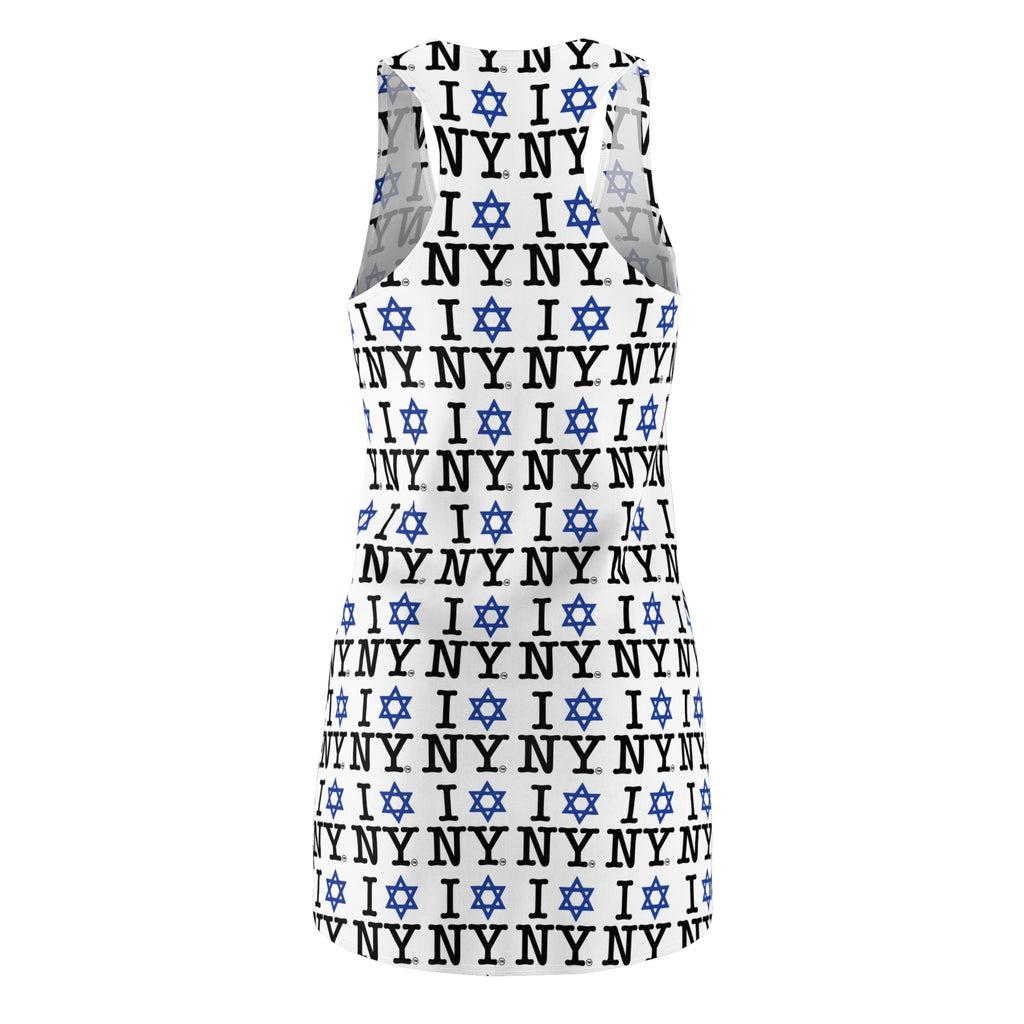 I Love NY Jewish Star Women's Racerback Dress