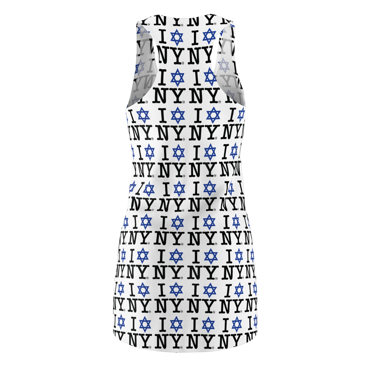 I Love NY Jewish Star Women's Racerback Dress