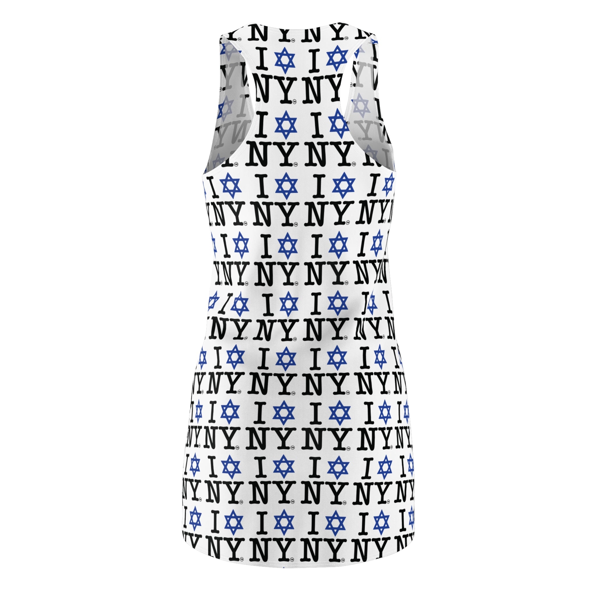 I Love NY Jewish Star Women's Racerback Dress