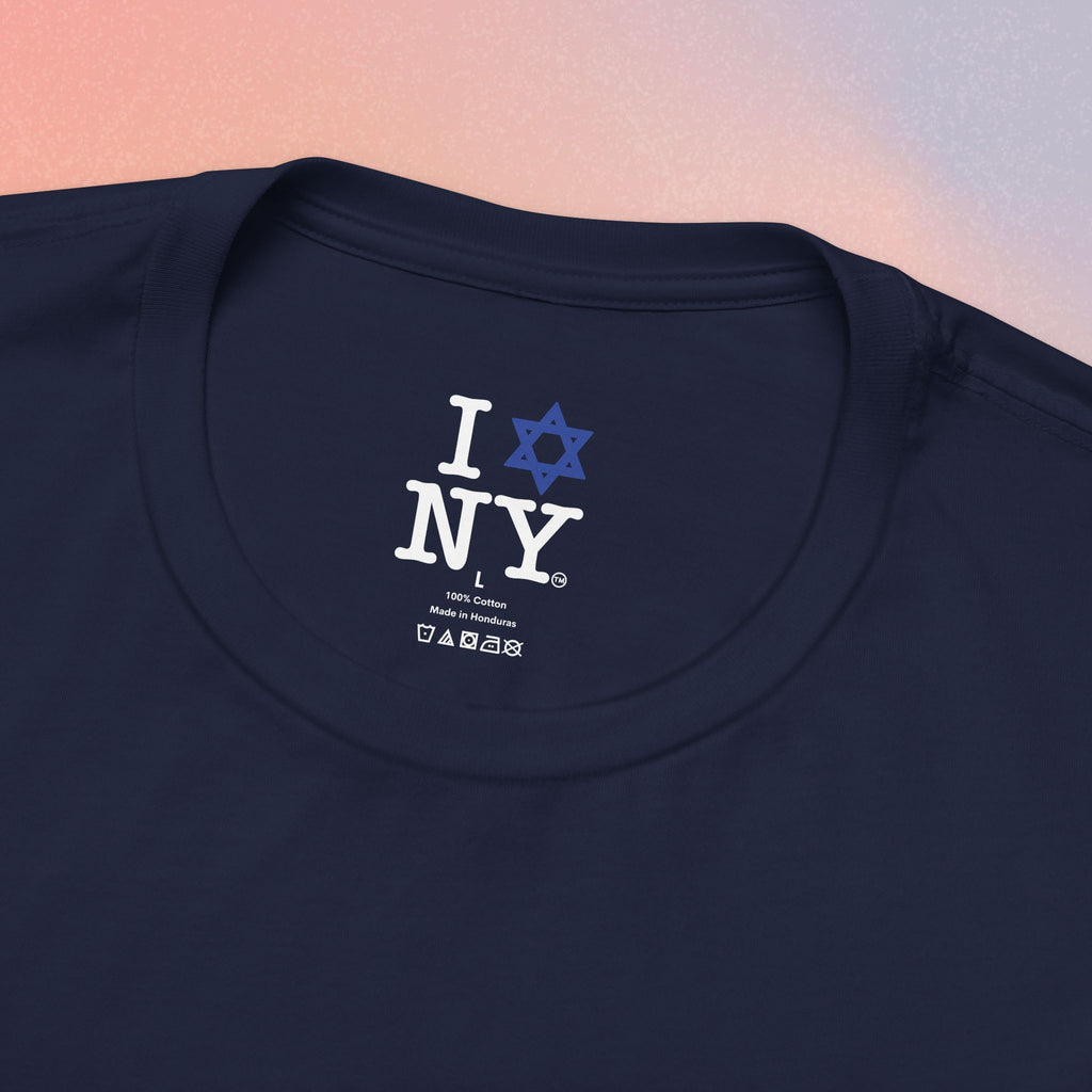 I Love New York Jewish Star of David T-Shirt - Jewish New York Pride