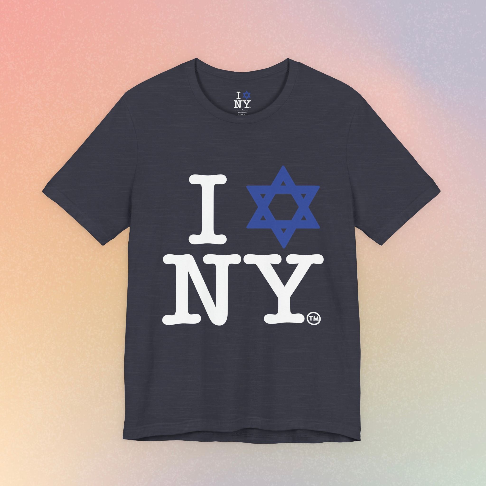 I Love New York Jewish Star of David T-Shirt - Jewish New York Pride