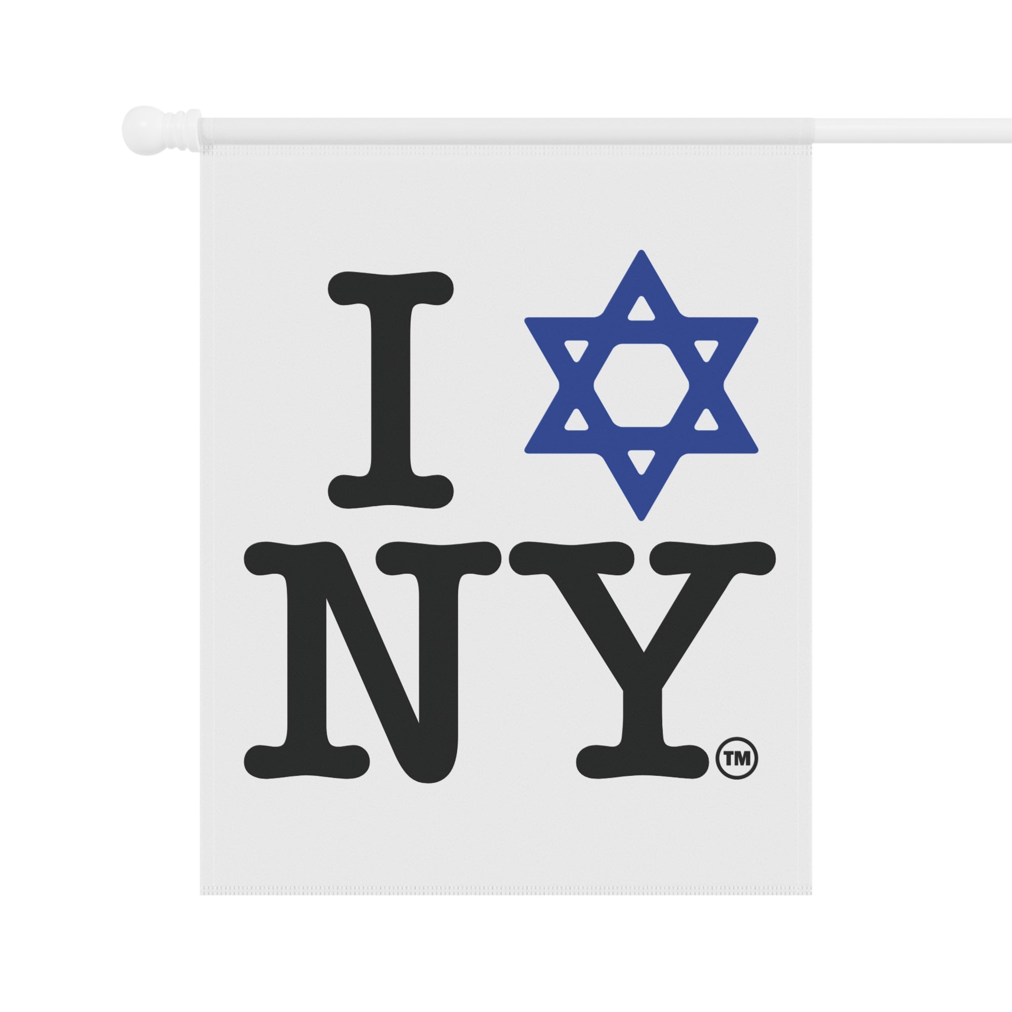 I Love NY Jewish Star Garden & House Banner