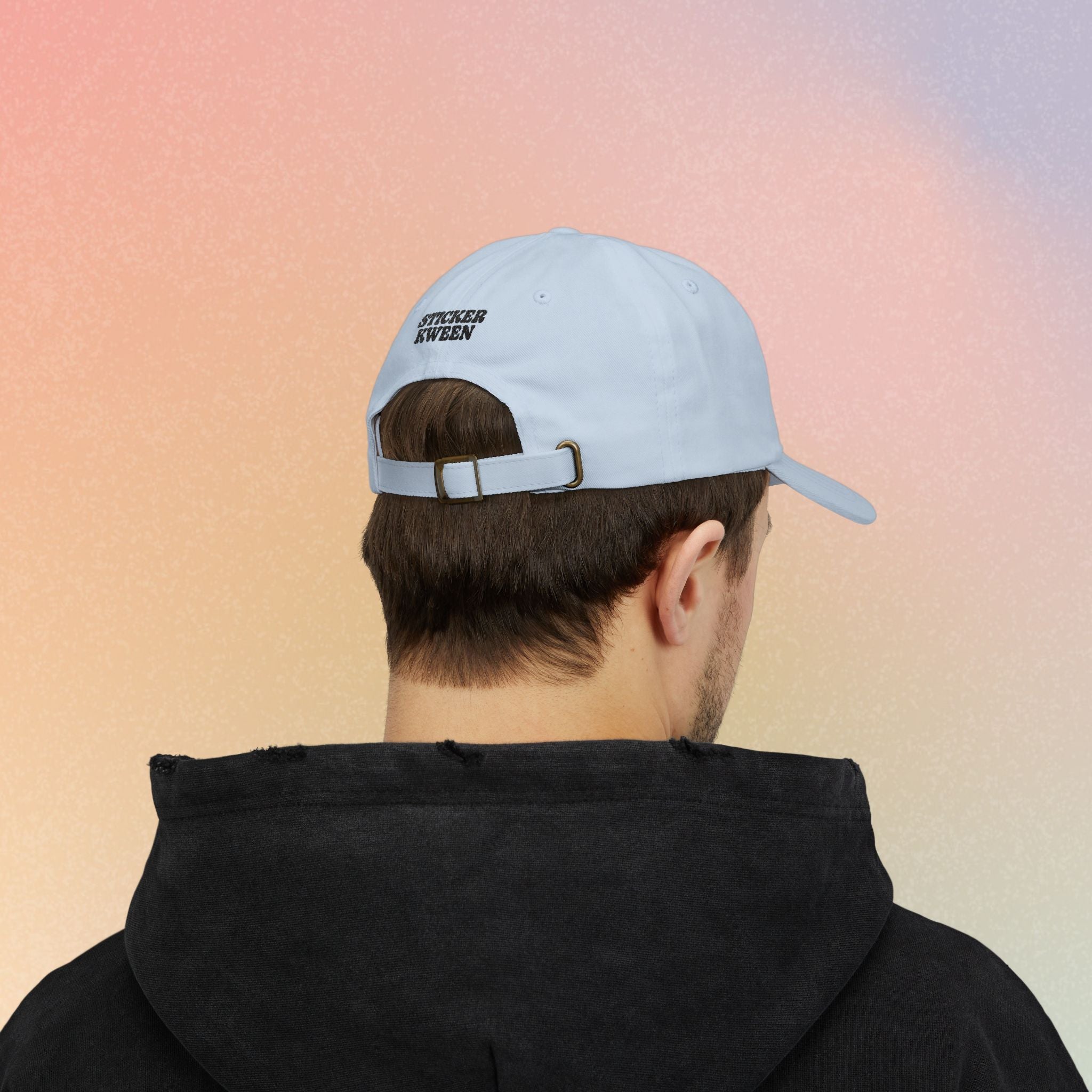 Upper West Side Hebrew Font Baseball Cap | NYC Jewish Pride (Light Colors)
