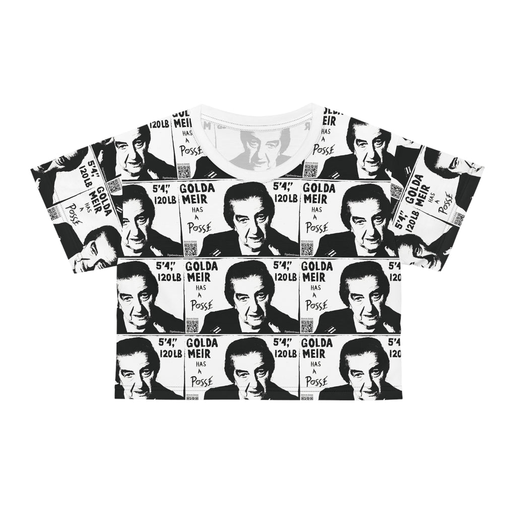 Golda Meir Hatikvah Collective Crop Top