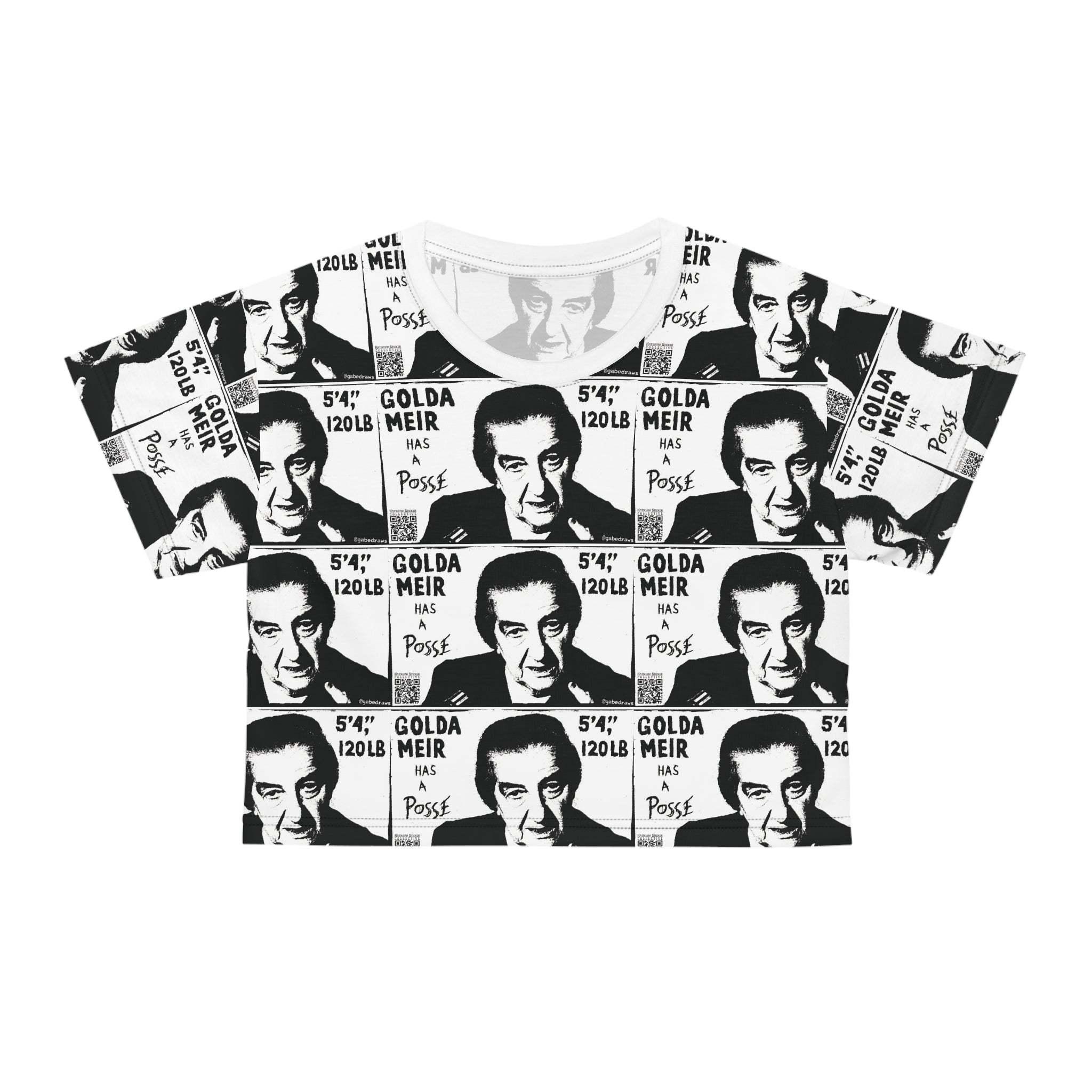 Golda Meir Hatikvah Collective Crop Top