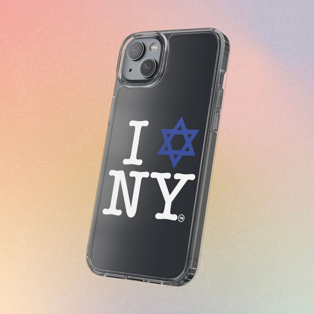 I Love NY Jewish Star Phone Case | Clear Case, Jewish New York Design