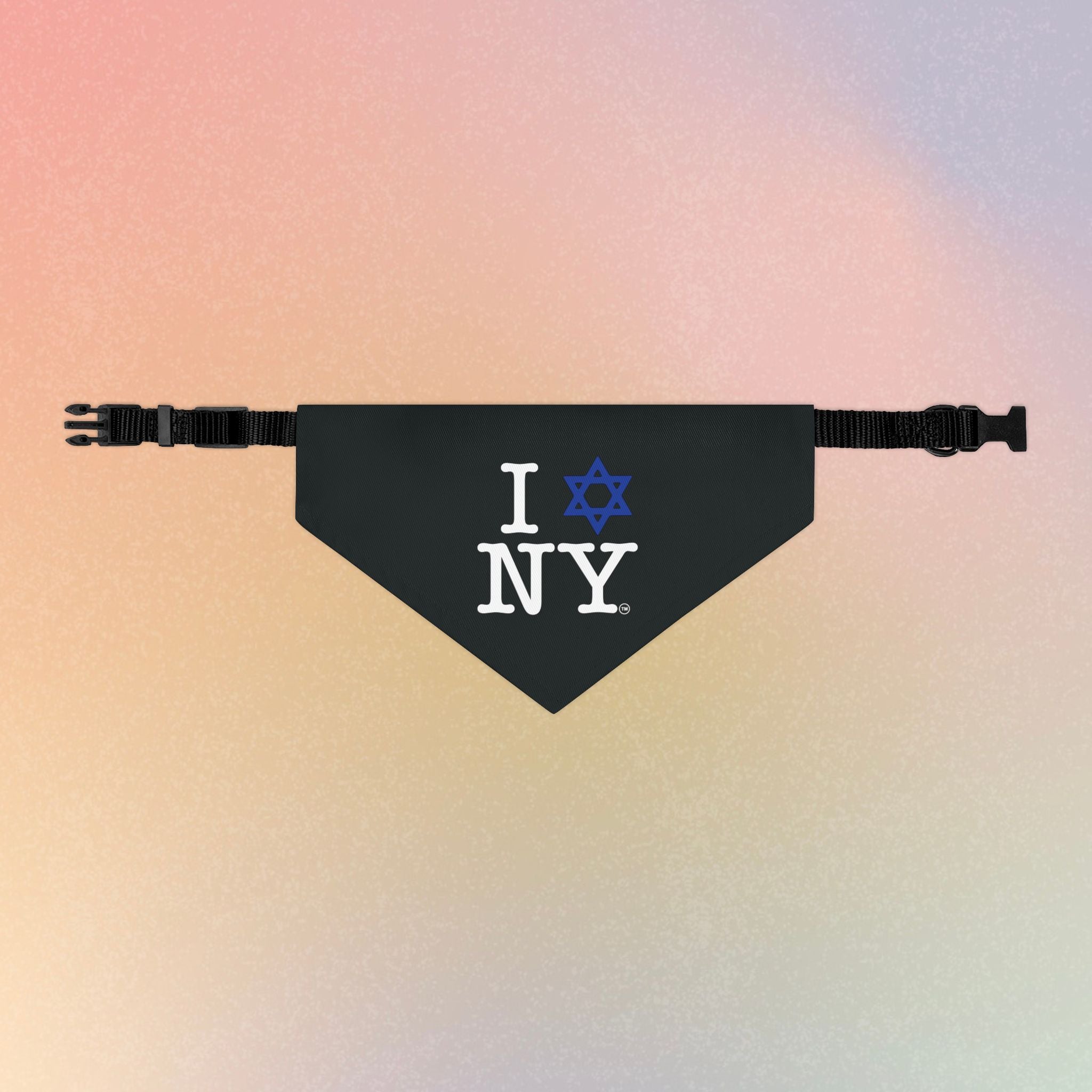 I Love NY Jewish Star Pet Bandana Collar Dog/Cat