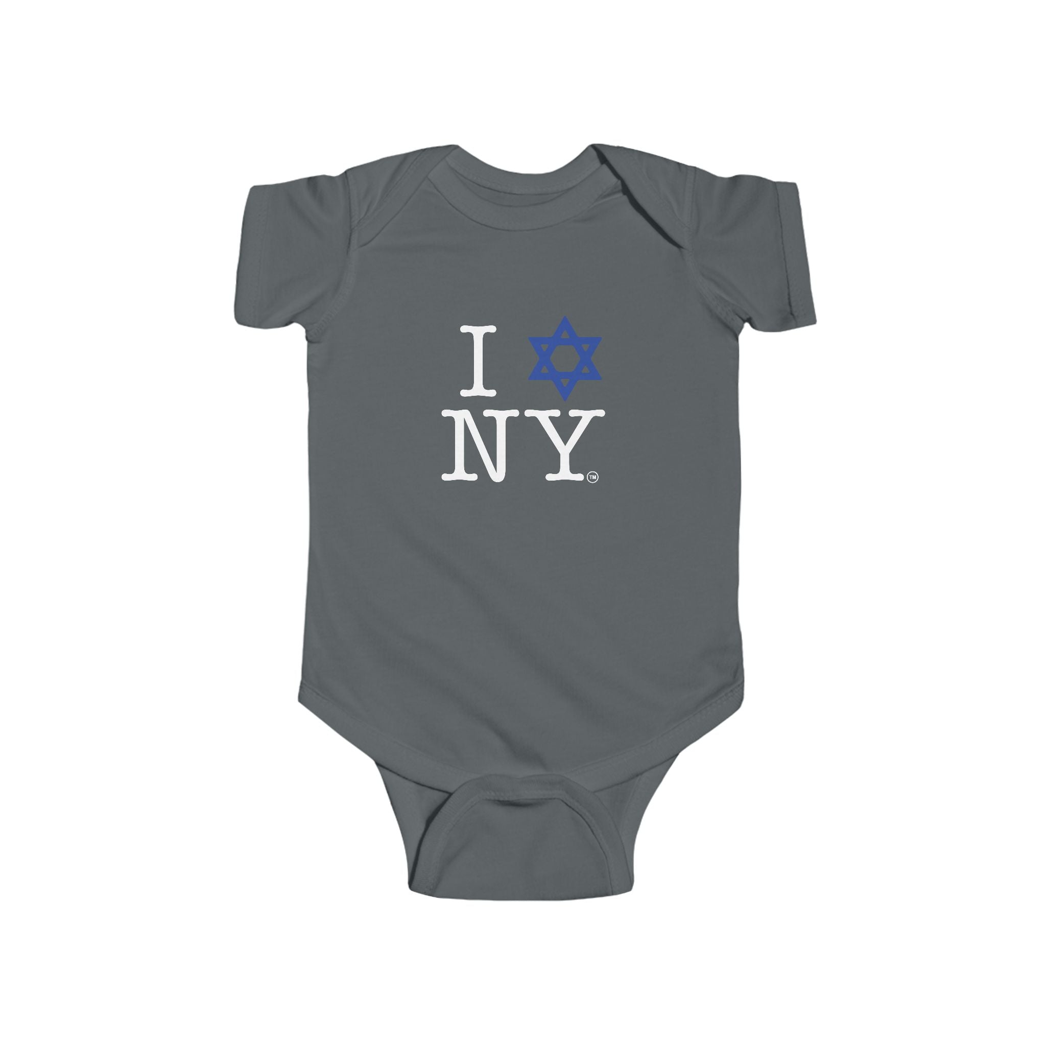 I Love NY Star of David Infant Onesie | Jewish New York Pride