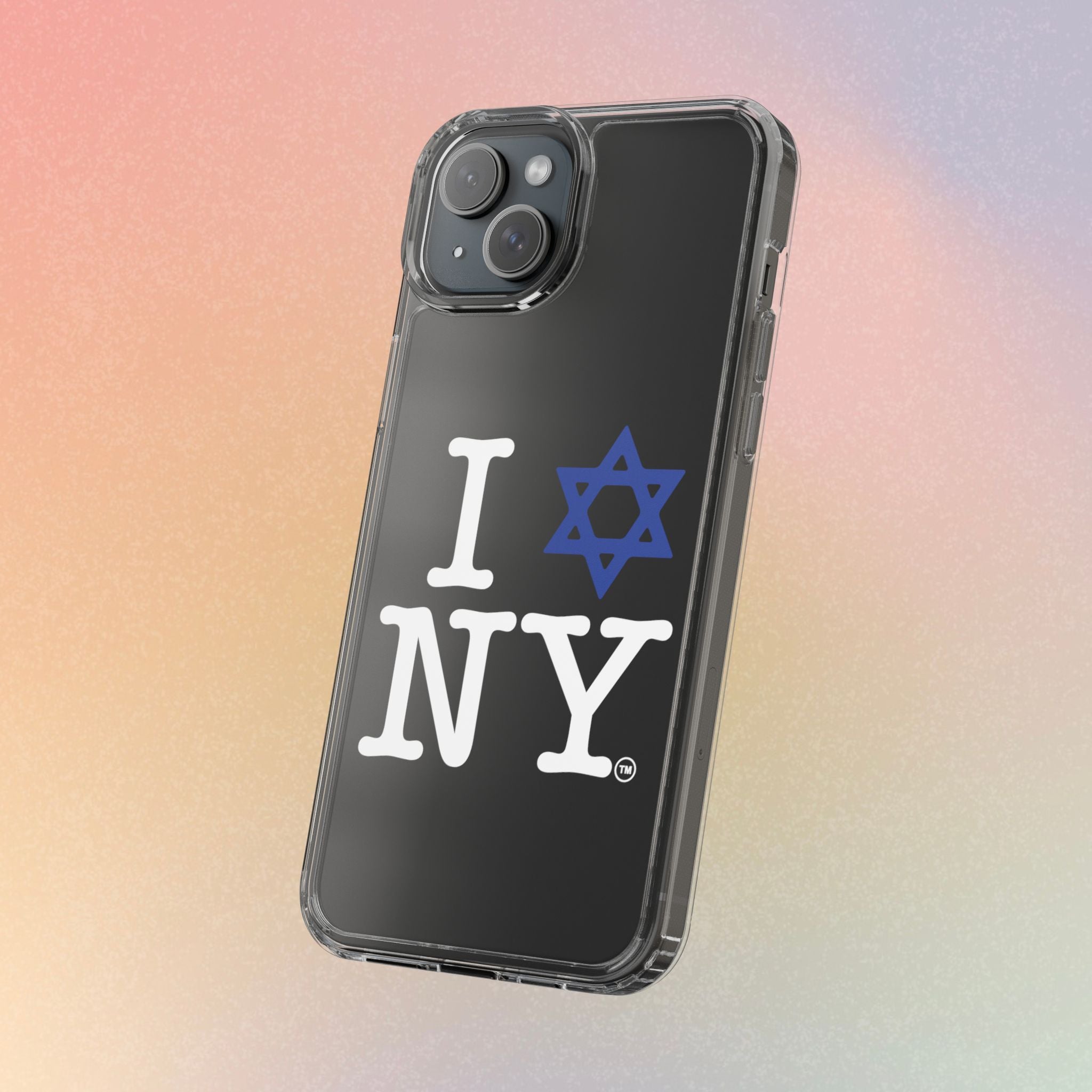 I Love NY Jewish Star Phone Case | Clear Case, Jewish New York Design