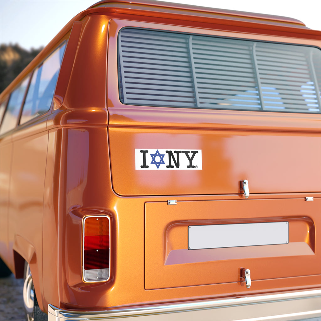 I Love New York Jewish Star Bumper Stickers