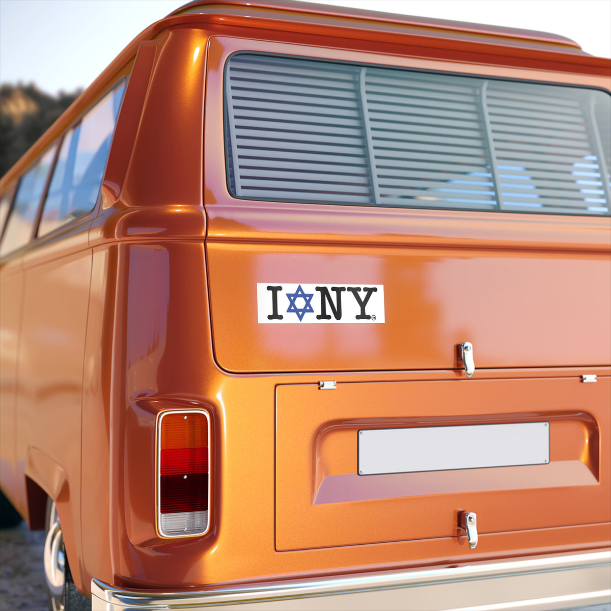 I Love New York Jewish Star Bumper Stickers