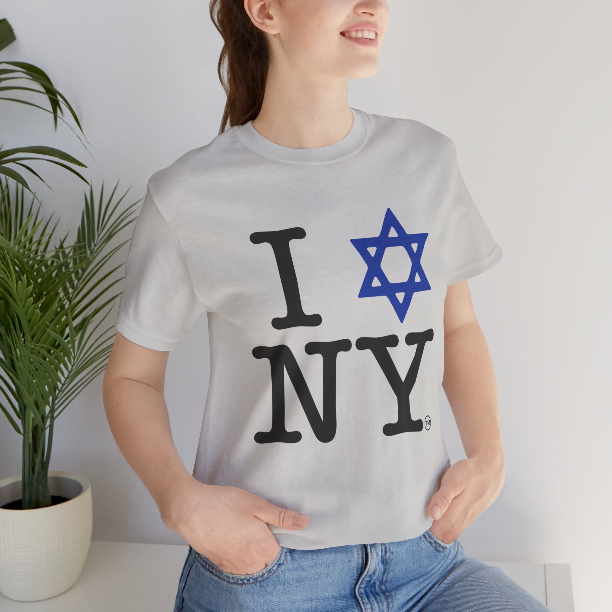 I Love NY Jewish Star T-Shirt | Jewish New York Pride Tee