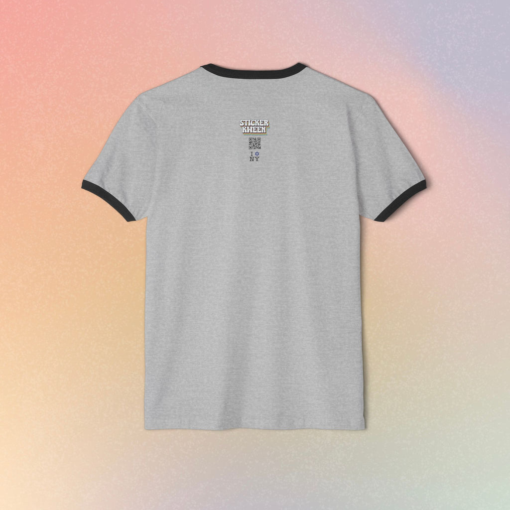 I Love NY Jewish Star T-Shirt | Ringer Tee, Jewish New York Pride