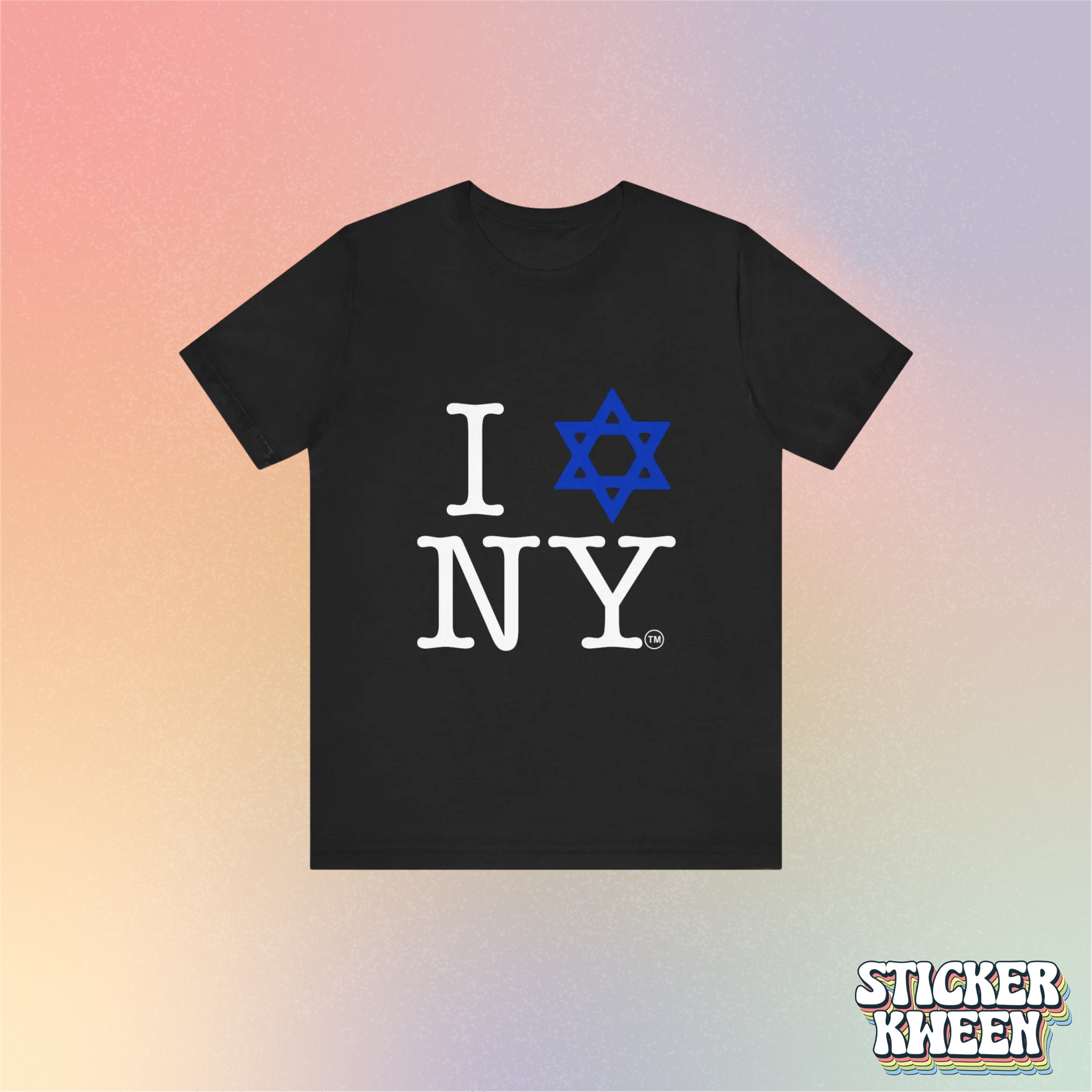 I Love New York Jewish Star of David T-Shirt
