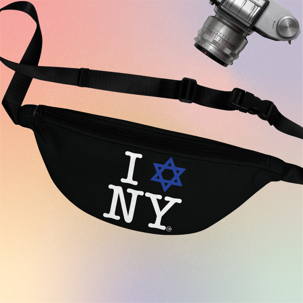 I Love NY Jewish Star Fanny Pack - New York Jewish Pride