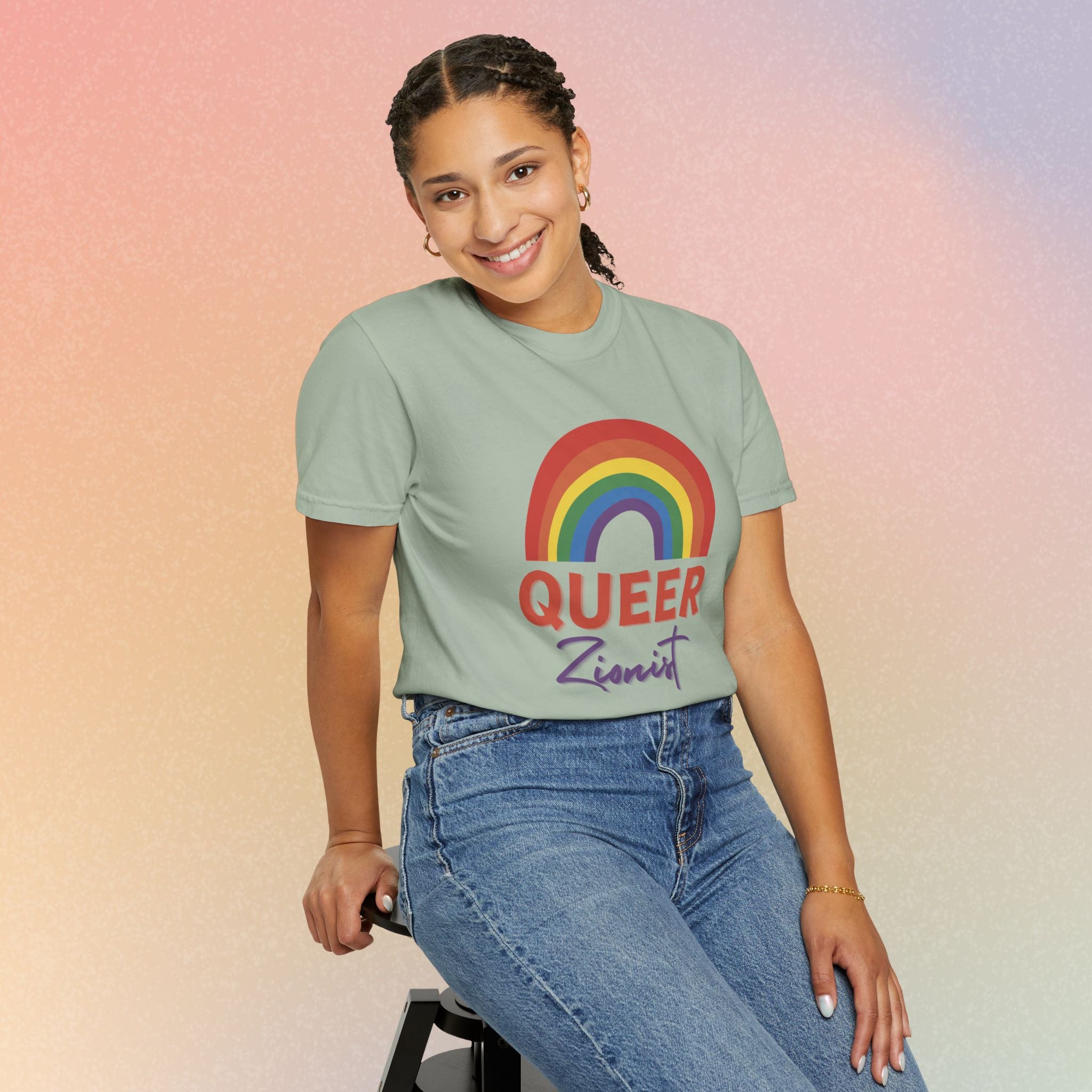 Queer Zion T-Shirt - Rainbow Transgender Pride Tee