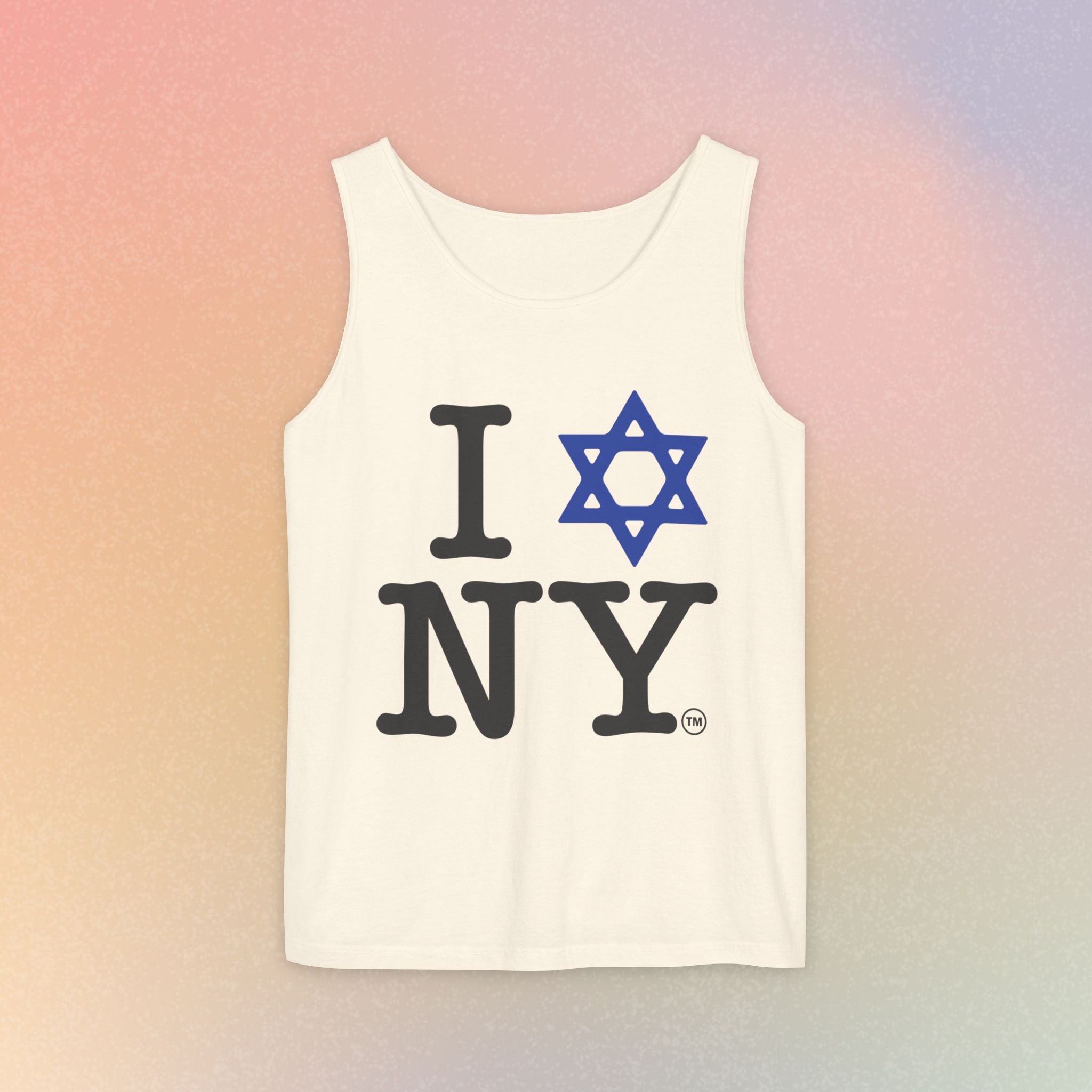 I Love NY Jewish Star Tank Top — Jewish NYC Pride Israel Love Sleeveless Tee
