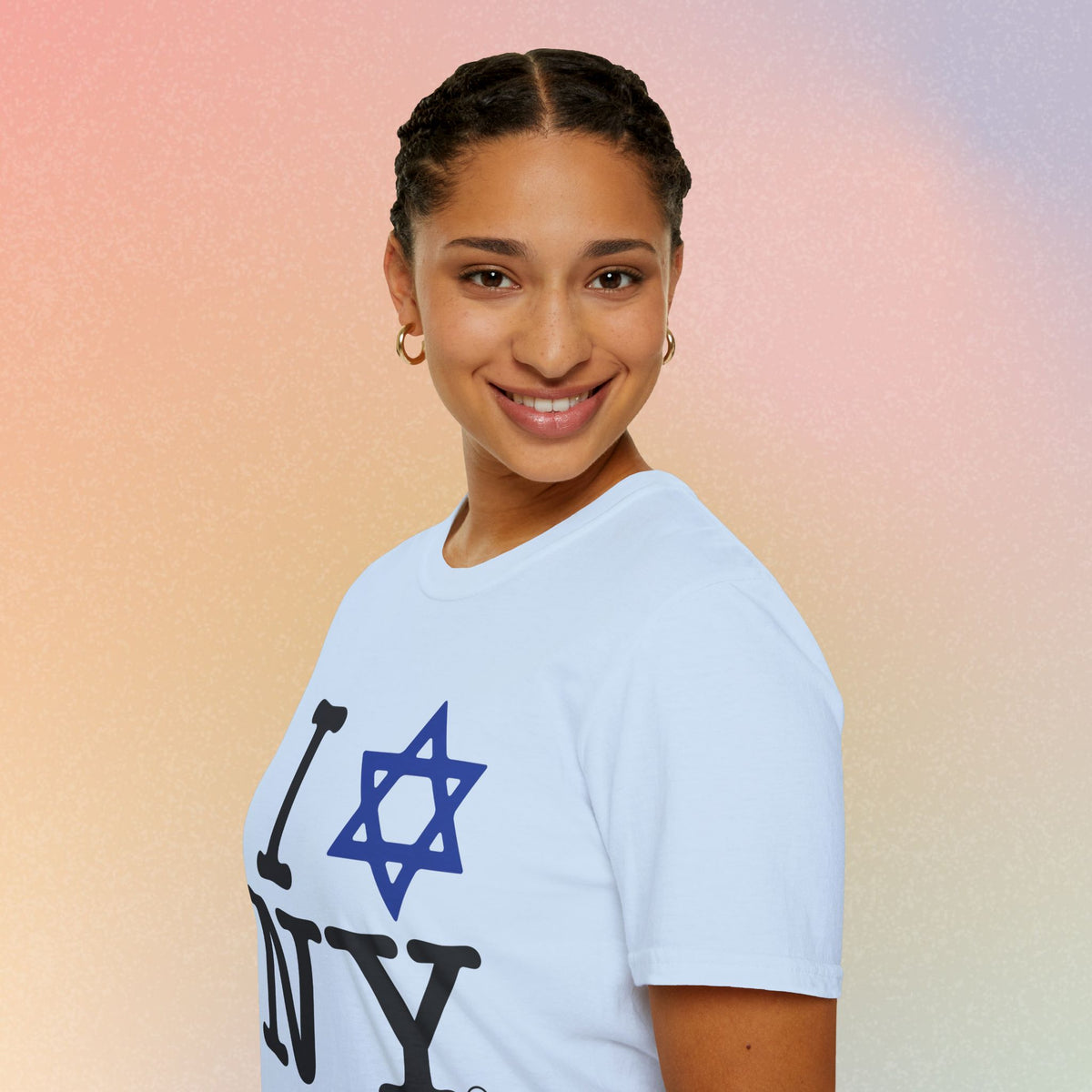 I Love NY Jewish Star Unisex Softstyle T-Shirt