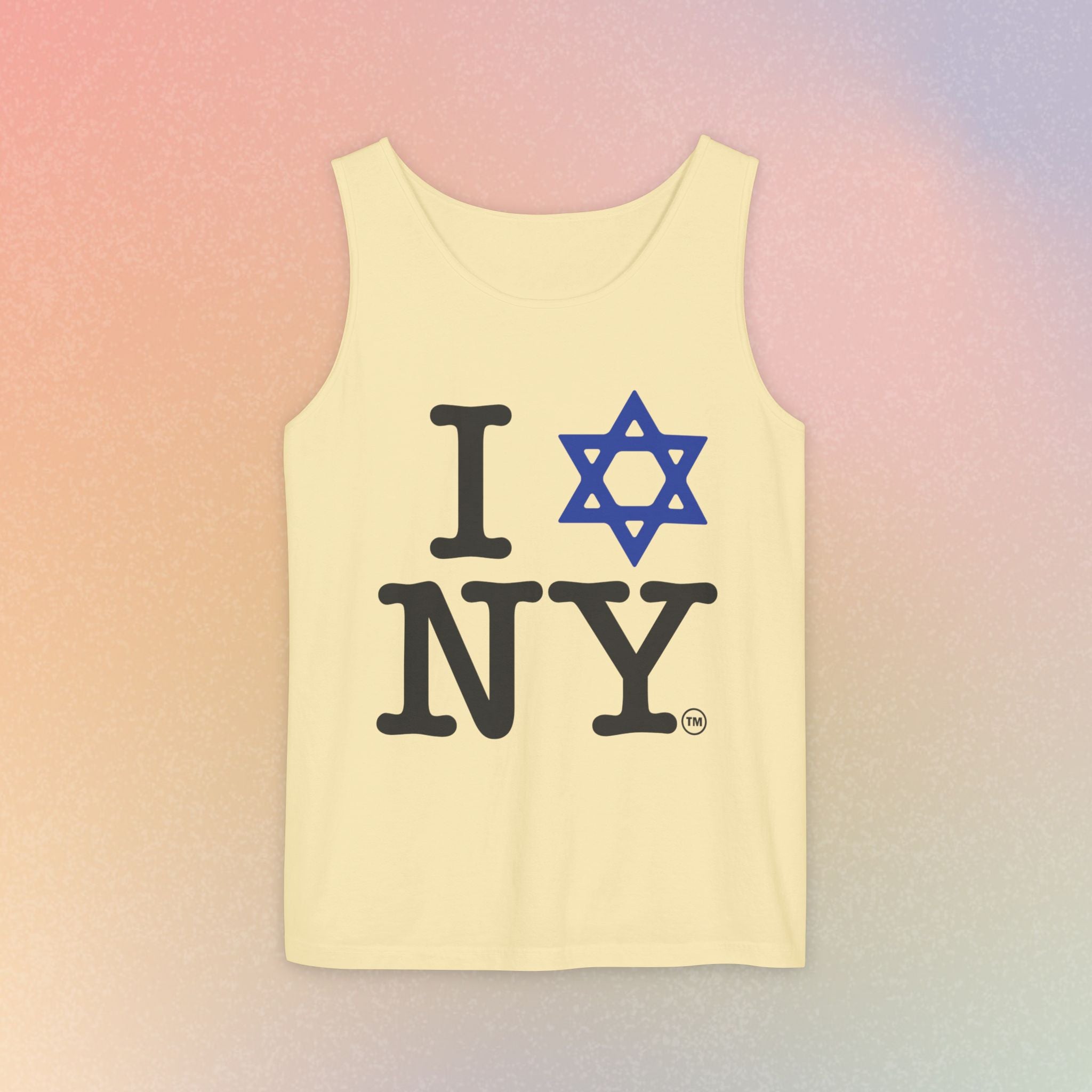 I Love NY Jewish Star Tank Top — Jewish NYC Pride Israel Love Sleeveless Tee