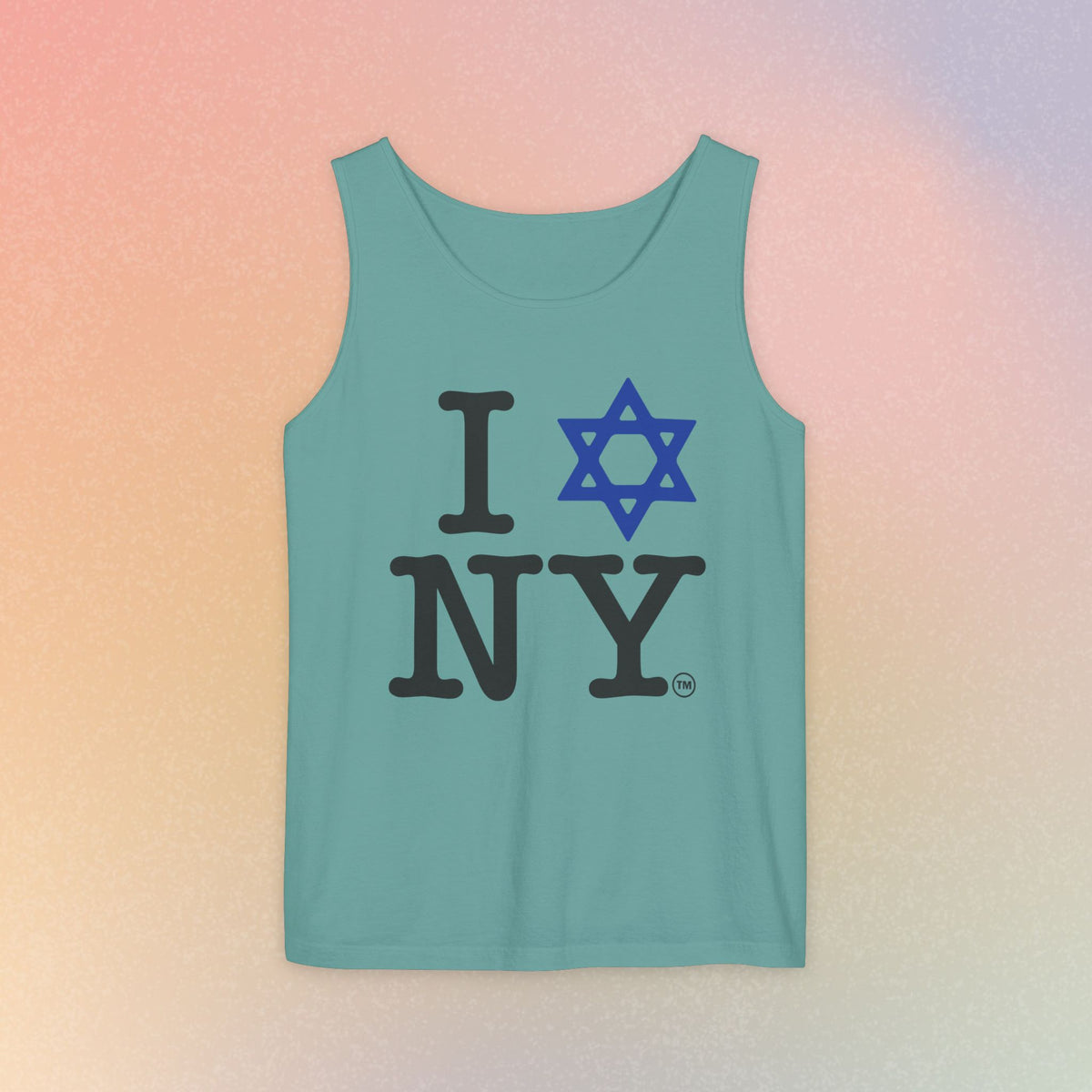 I Love NY Jewish Star Tank Top — Jewish NYC Pride Israel Love Sleeveless Tee