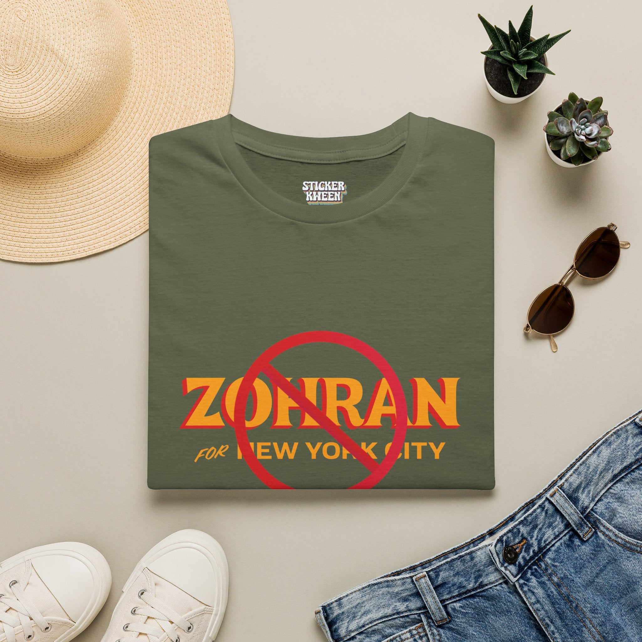 Anti Zohran Mamdani Unisex Softstyle T-Shirt