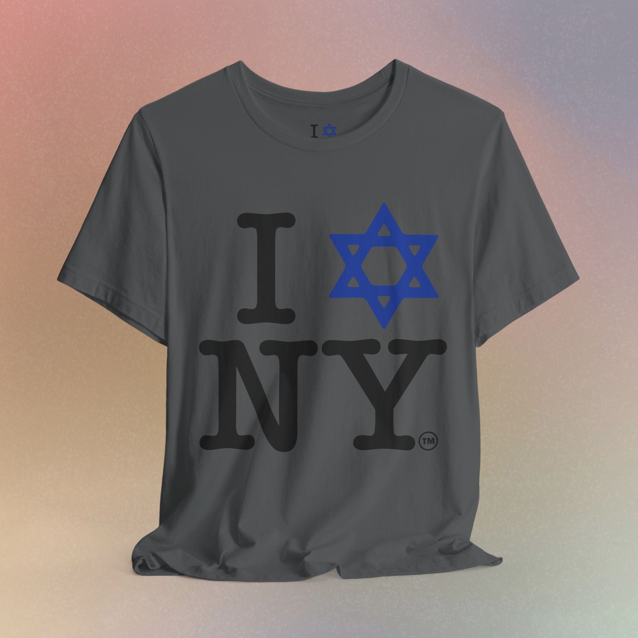 I Love New York Jewish Star of David T-Shirt - Jewish New York Pride