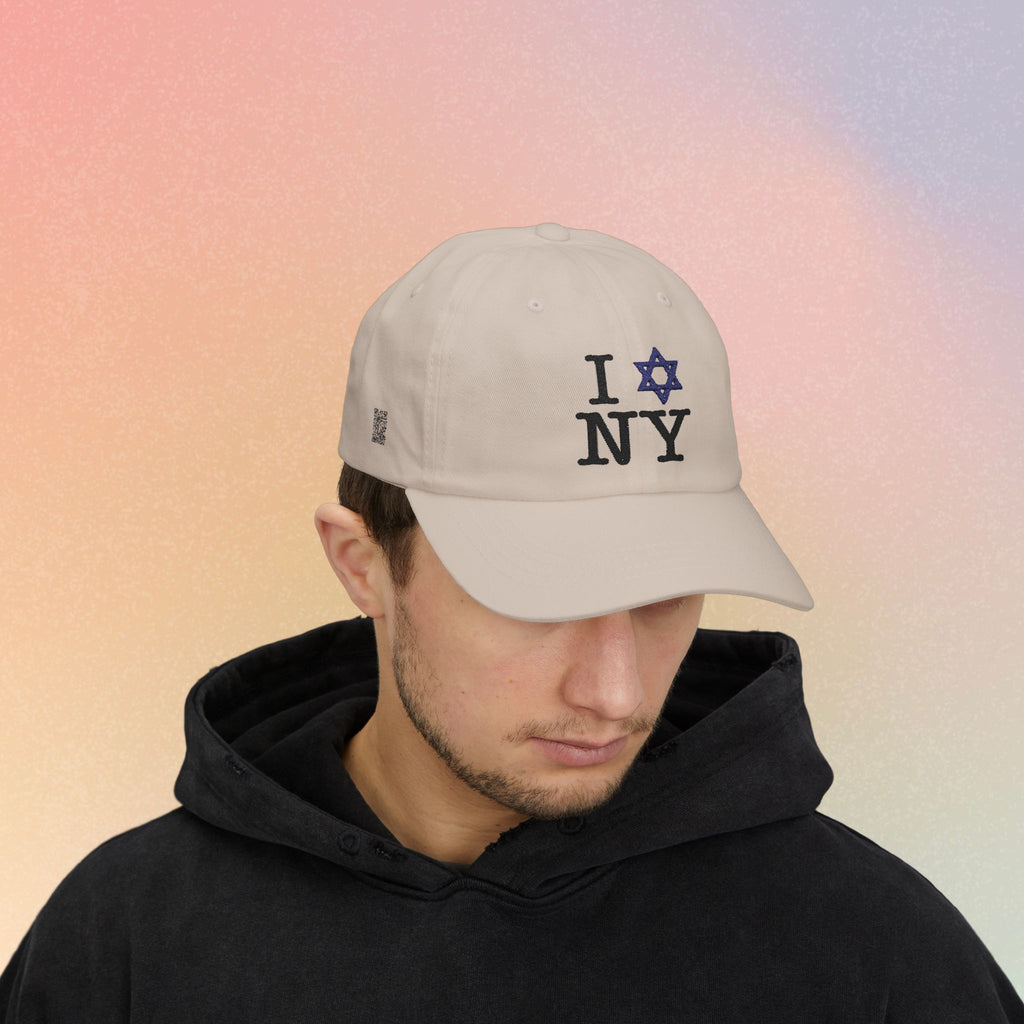 I Love NY Jewish Star | Jewish New York Pride Baseball Hat