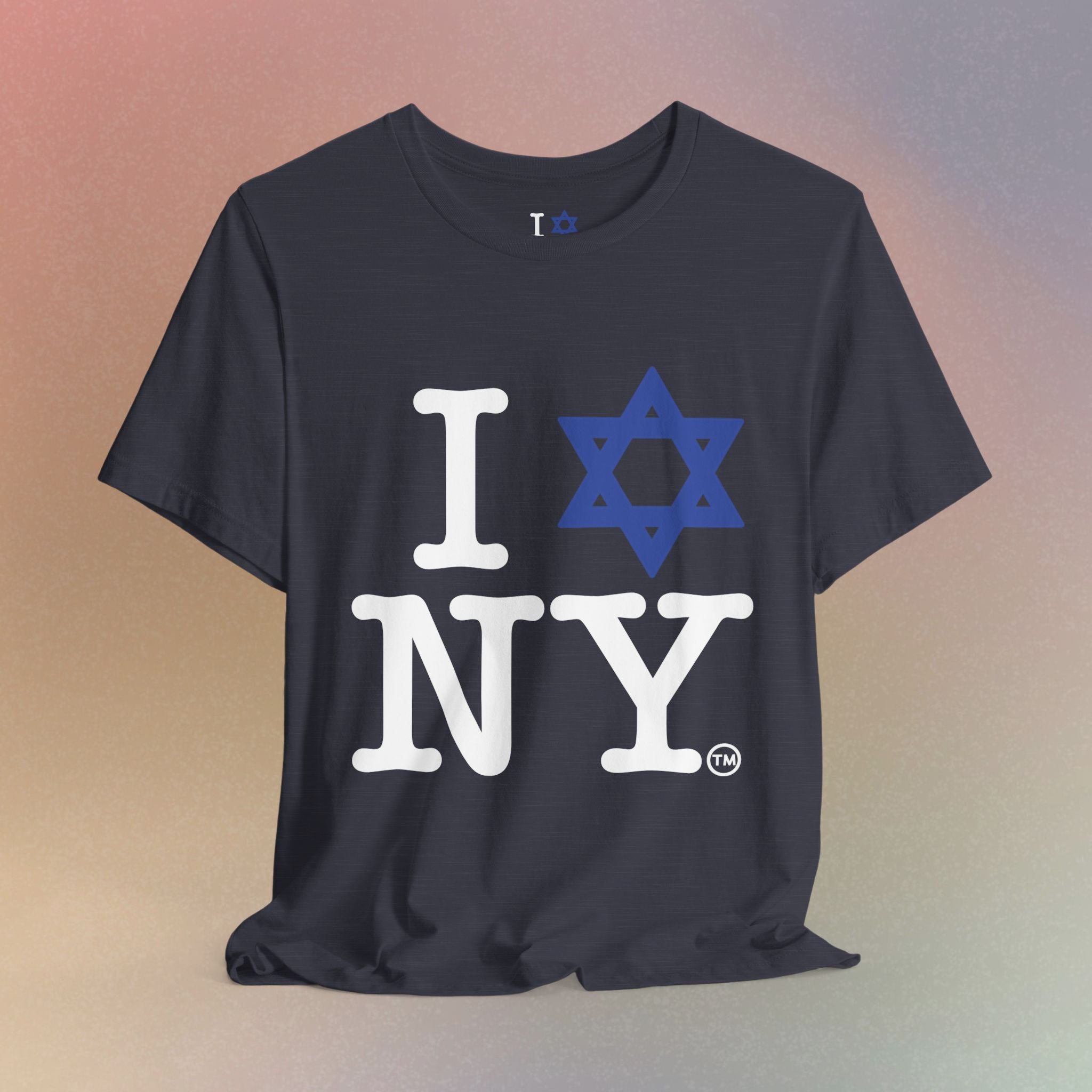 I Love New York Jewish Star of David T-Shirt - Jewish New York Pride
