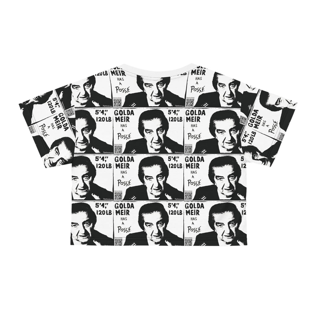 Golda Meir Hatikvah Collective Crop Top