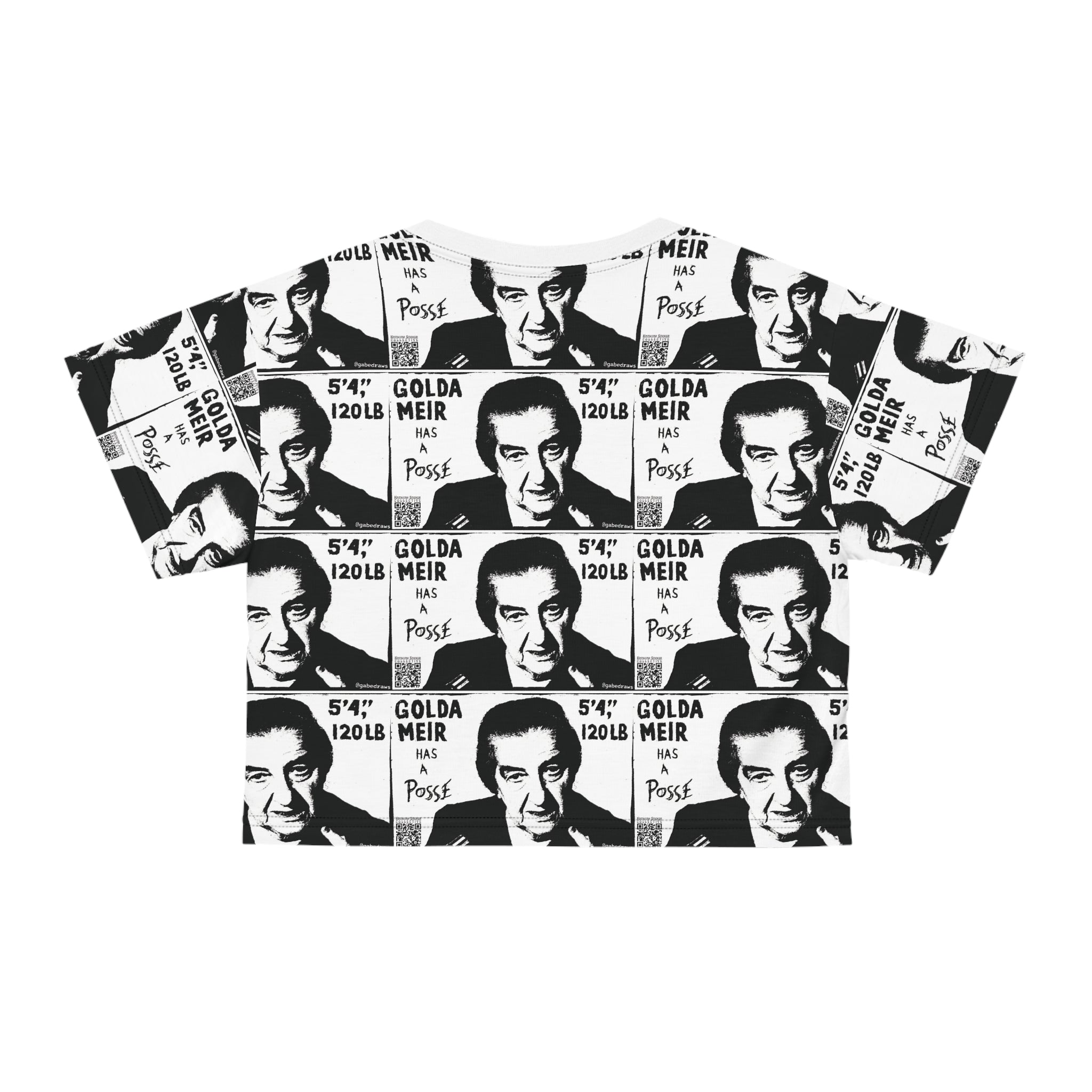 Golda Meir Hatikvah Collective Crop Top