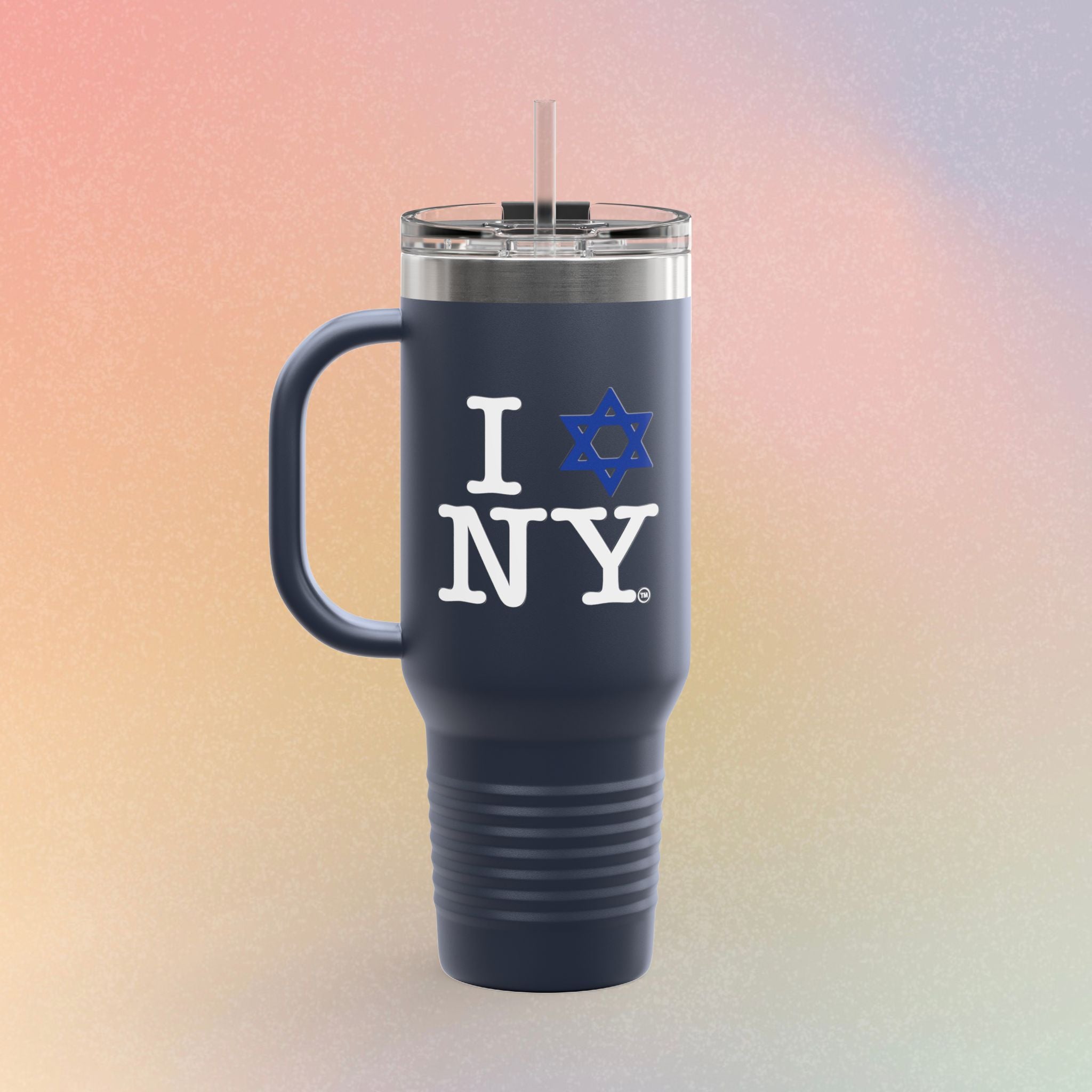 I Love NY Jewish Star - Stainless Steel 40oz Insulated Tumbler