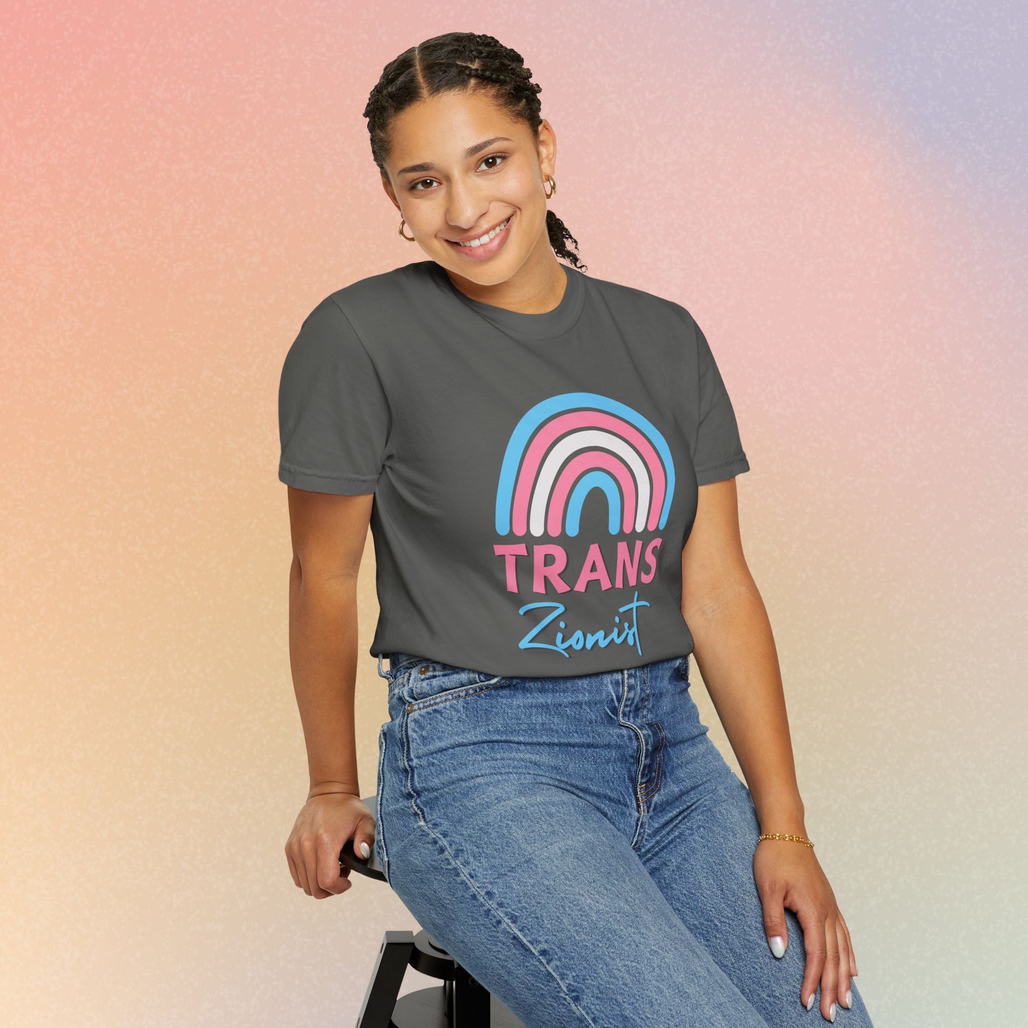 Trans Zion T-Shirt - Rainbow Transgender Pride Tee