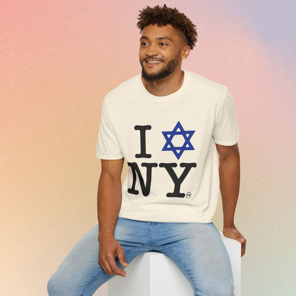 I Love NY Jewish Star Unisex Softstyle T-Shirt