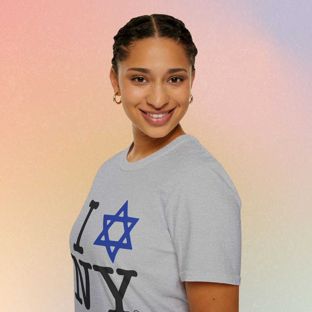I Love NY Jewish Star Unisex Softstyle T-Shirt