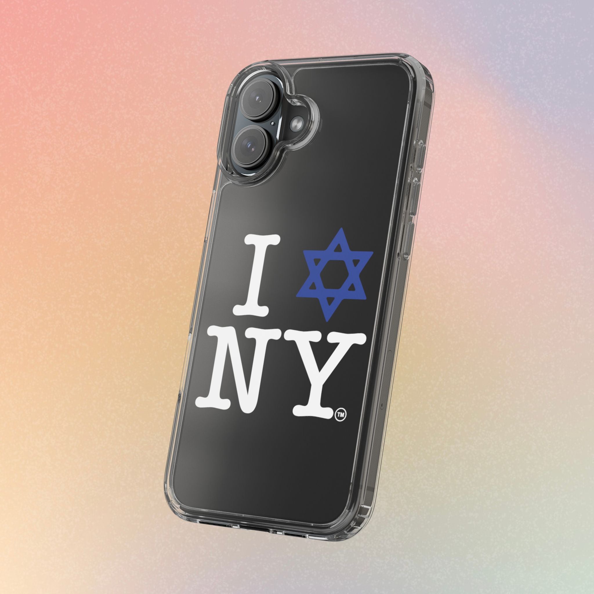 I Love NY Jewish Star Phone Case | Clear Case, Jewish New York Design